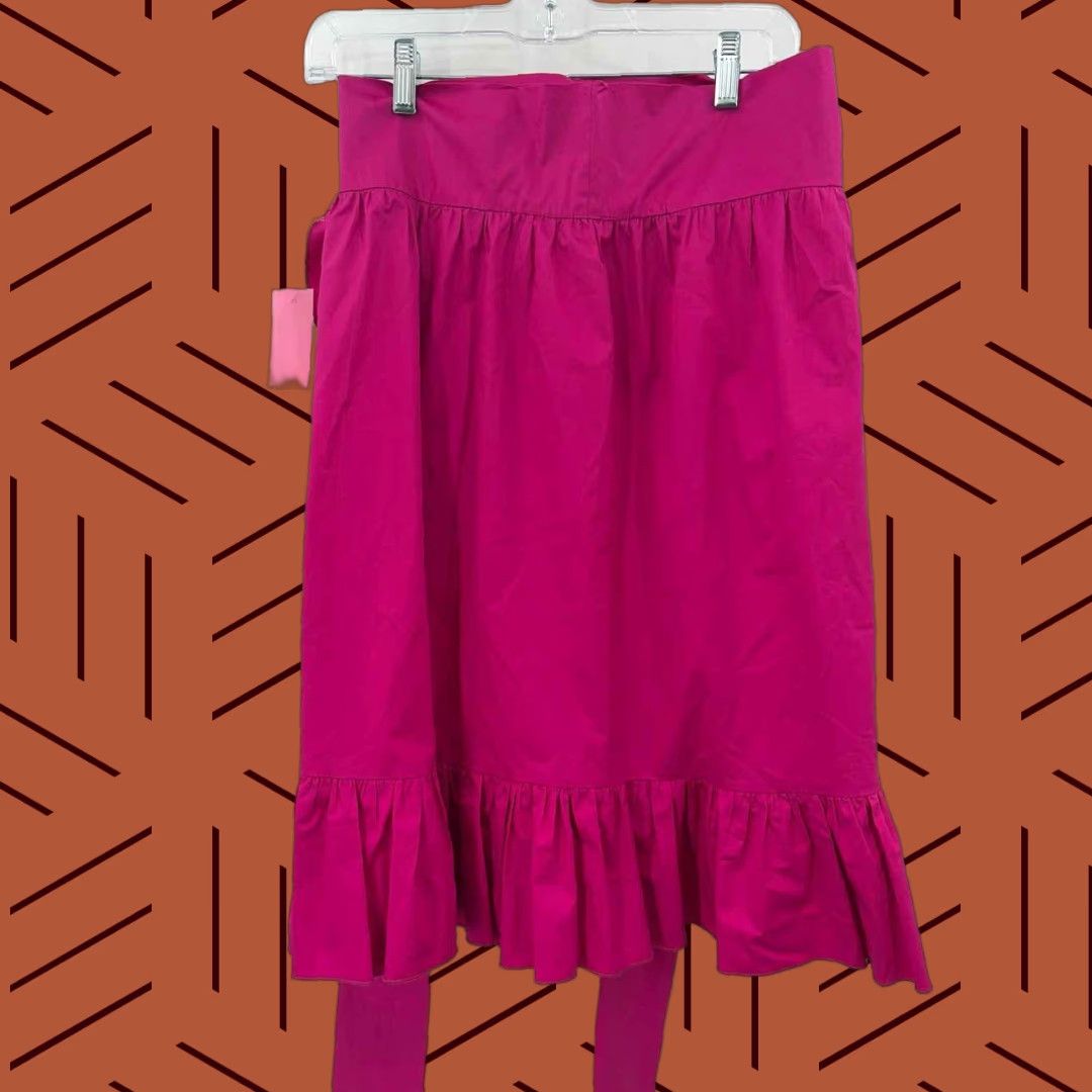Pinko Pre-Owned Monica Nera Pink Size 46 Wrap A Line Skirt Size 32" / US 10 / IT 46 - 1 Thumbnail