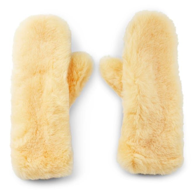 Bottega Veneta Bottega Veneta Bv Gloves in Cream Size ONE SIZE - 1 Thumbnail