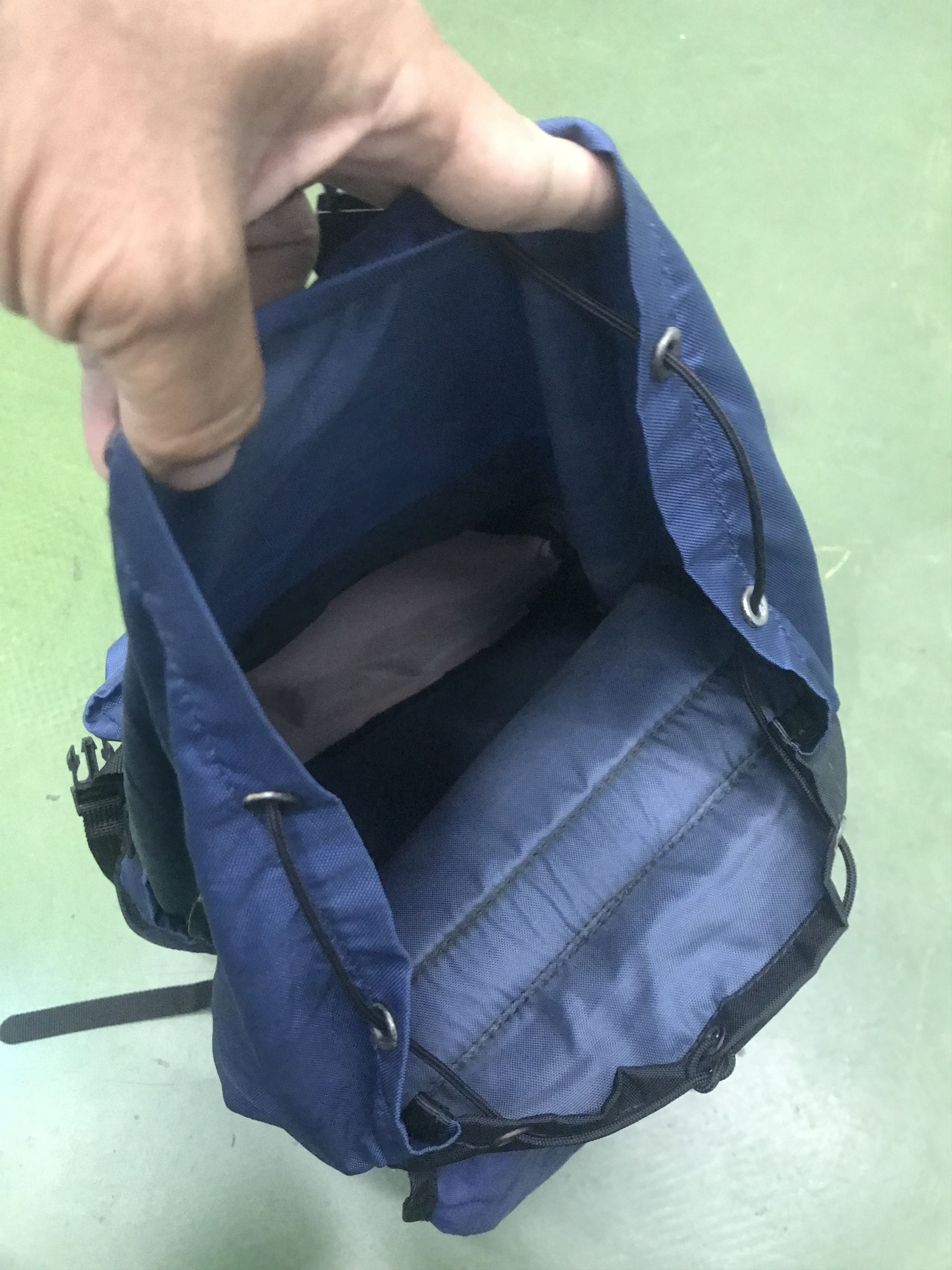 Patagonia × Vintage Vintage 80s 90s Chouinard Dragon Blue Black Backpack Bag Size ONE SIZE - 7 Thumbnail