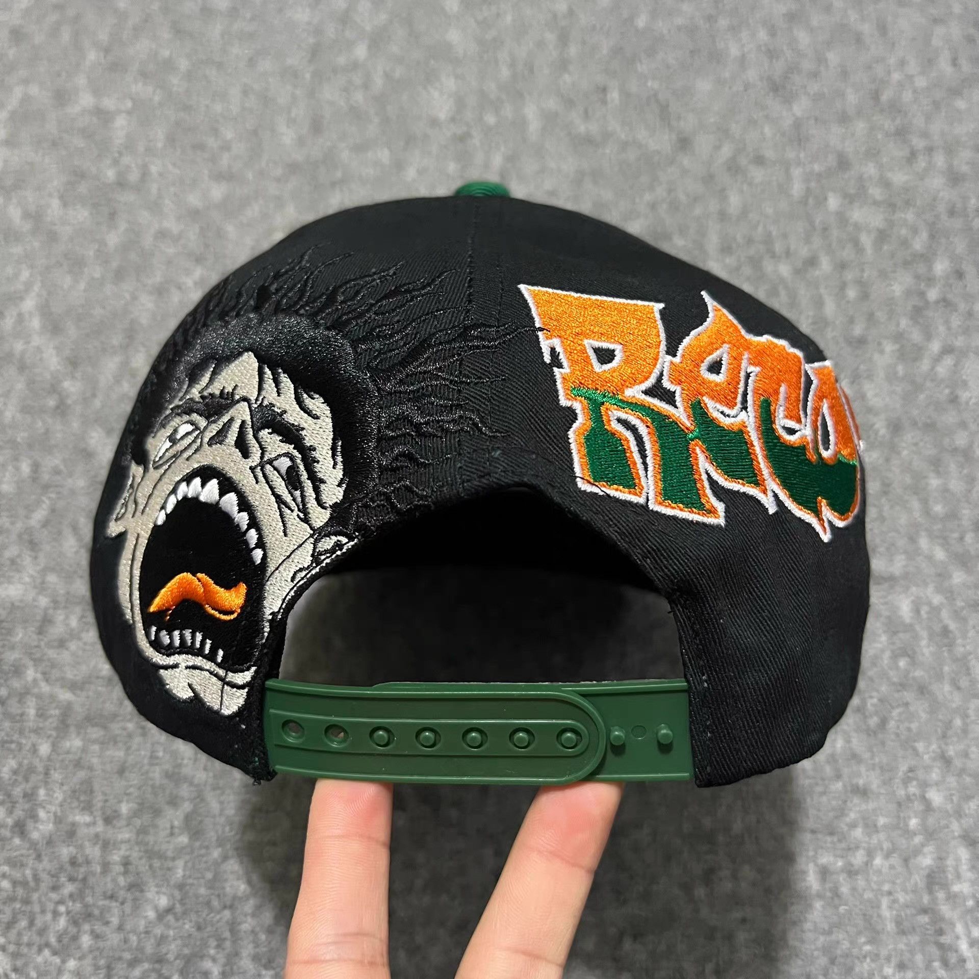 HELLSTAR Hellstar street curved brim baseball cap sun hat。 Q7 Size ONE SIZE - 6 Thumbnail