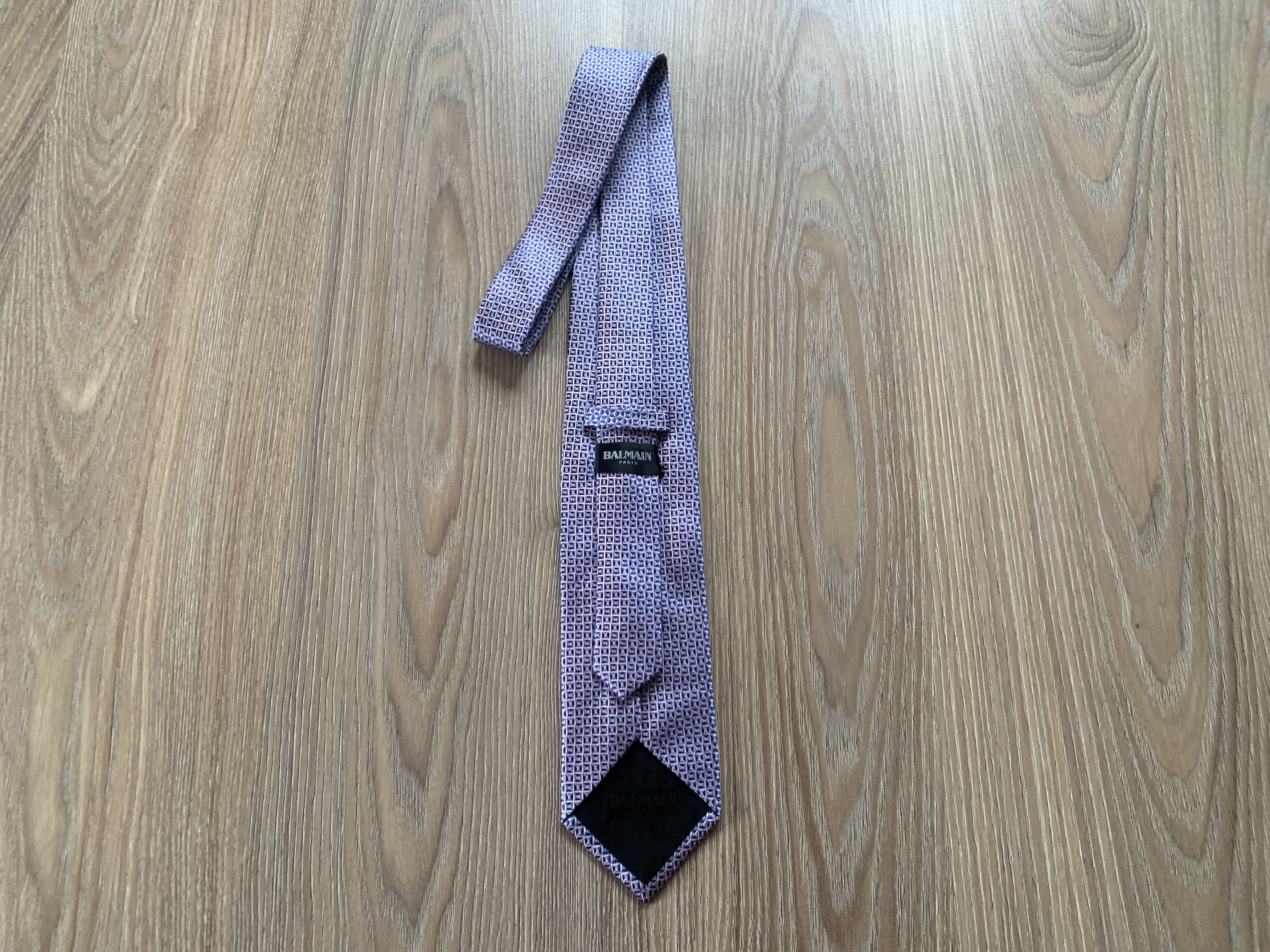 Balmain Balmain Patterned Silk Tie Size ONE SIZE - 5 Thumbnail