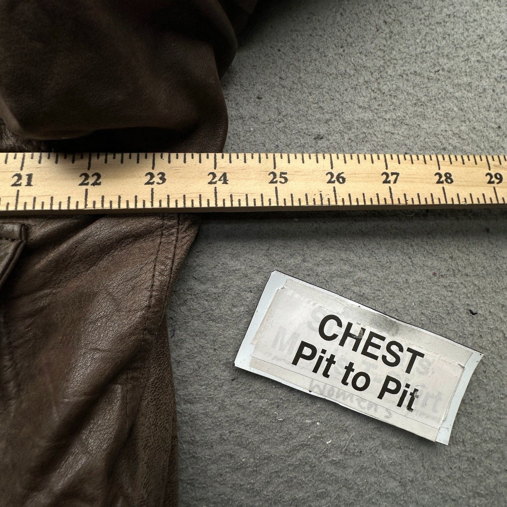 Vintage VINTAGE Aberdeen Map Lined Bomber Leather Jacket Mens 42 Large Brown Flight Zip Full Zip Casual Formal Jacket Size US XS / EU 42 / 0 - 7 Thumbnail