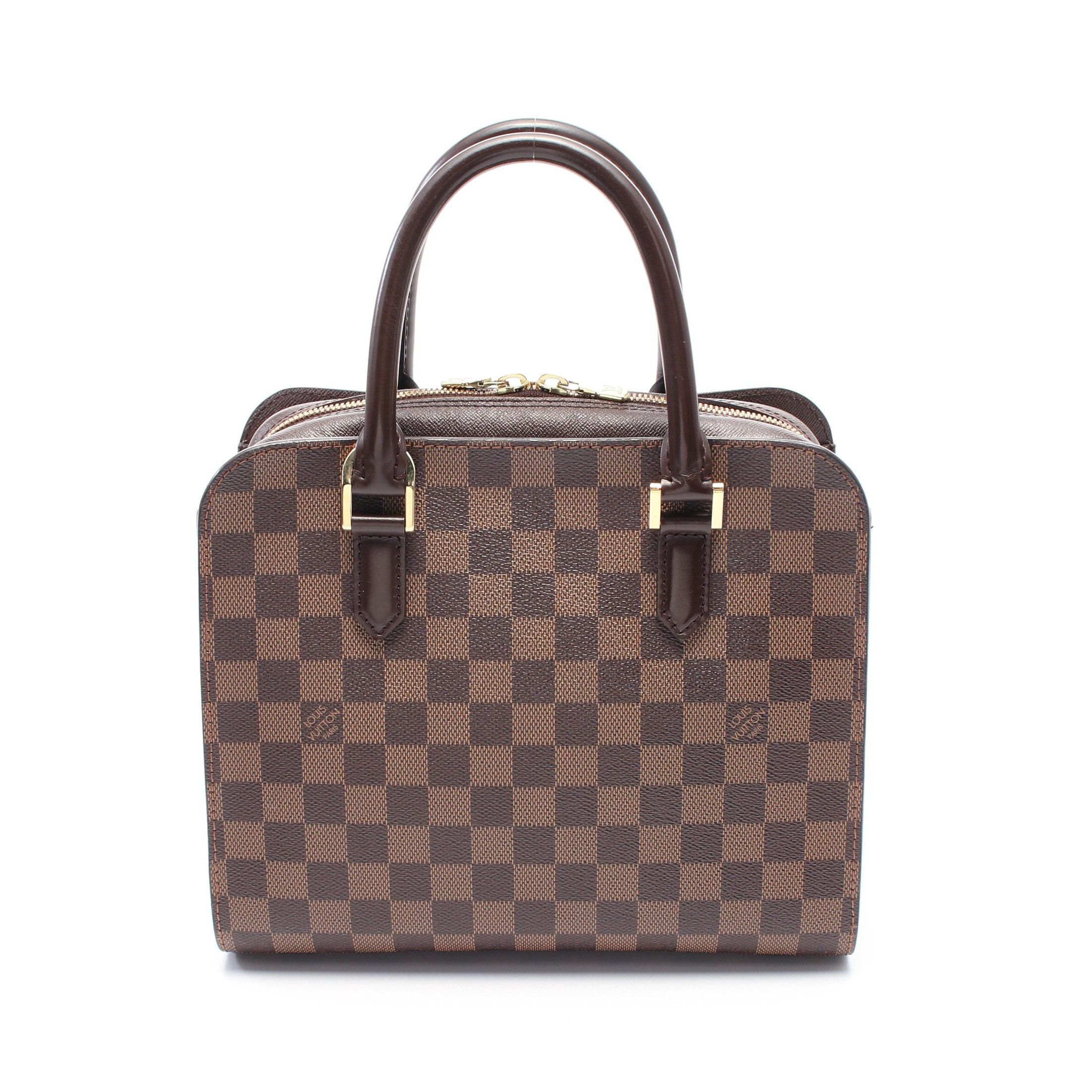 Louis Vuitton Louis Vuitton Triana Damier Ebene Handbag Leather Brown Size ONE SIZE - 1 Thumbnail