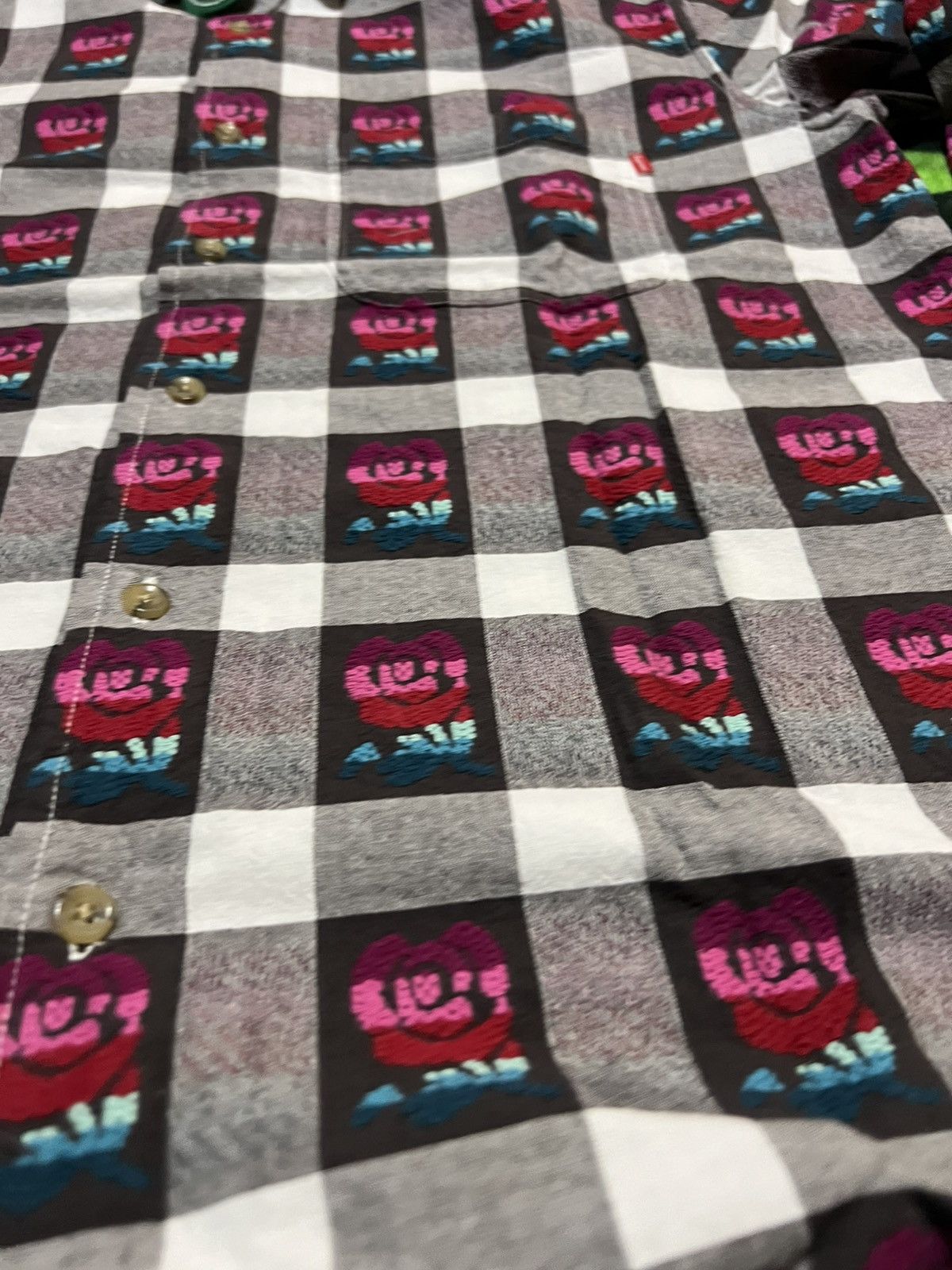 Supreme 🔥SS19 Supreme Buffalo Plaid Rose L/S BUTTON UP SMALL🔥 Size US S / EU 44-46 / 1 - 4 Thumbnail