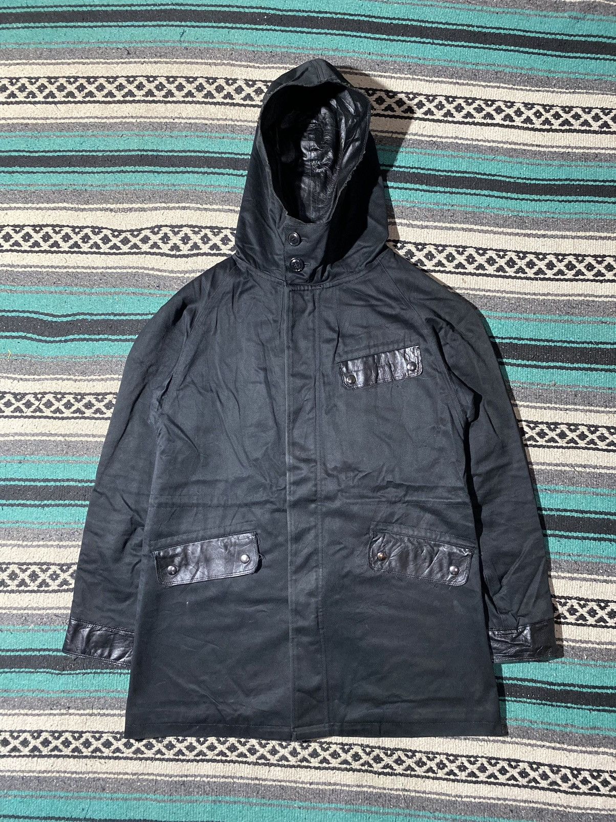 Diet Butcher Slim Skin AW2015 "Feather to Snow" Sheep Leather Parka Size US M / EU 48-50 / 2 - 1 Thumbnail