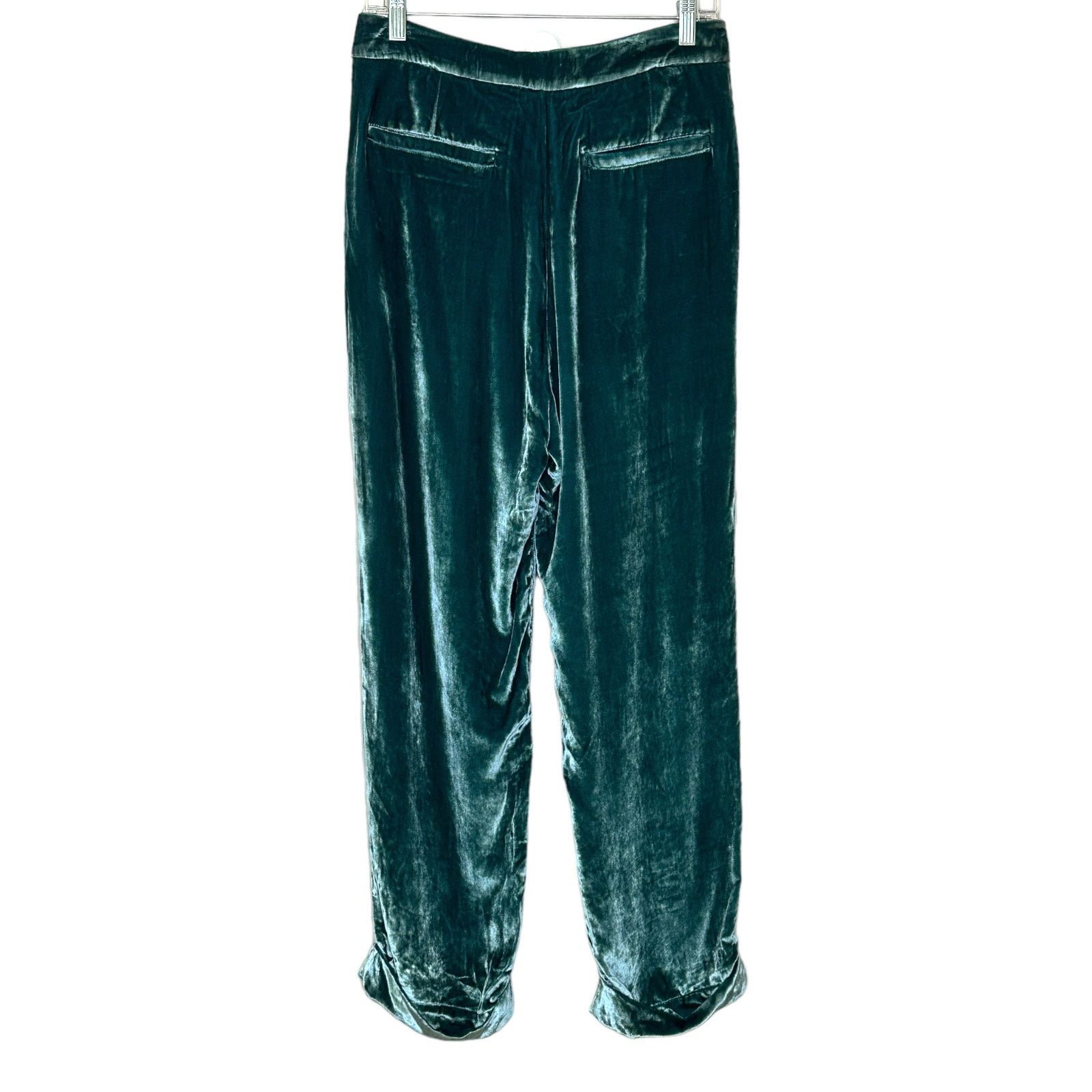Current/Elliot Current Elliot velvet pleated high waist pants size 1- US 4 Size 27" / US 4 / IT 40 - 2 Thumbnail