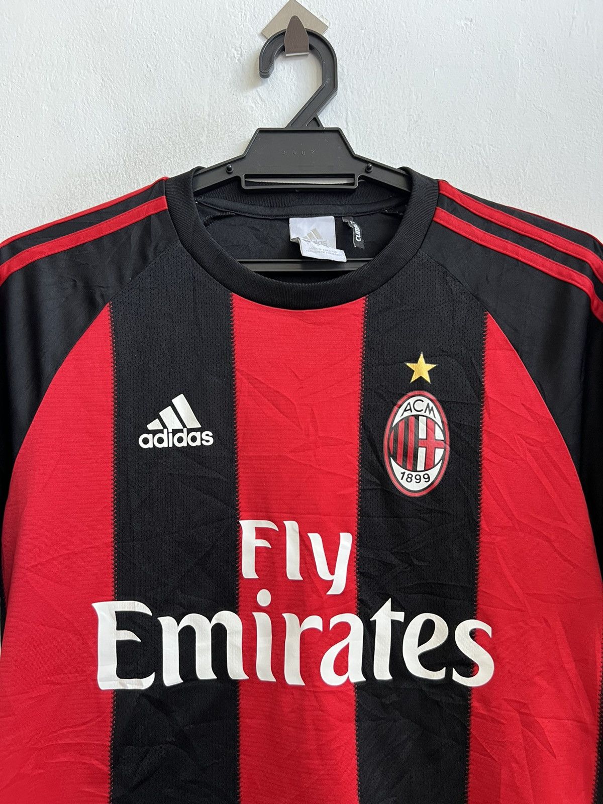 Adidas Vintage 2010/11 Adidas AC Milan FC #Kaka Home Jersey Size US M / EU 48-50 / 2 - 2 Thumbnail