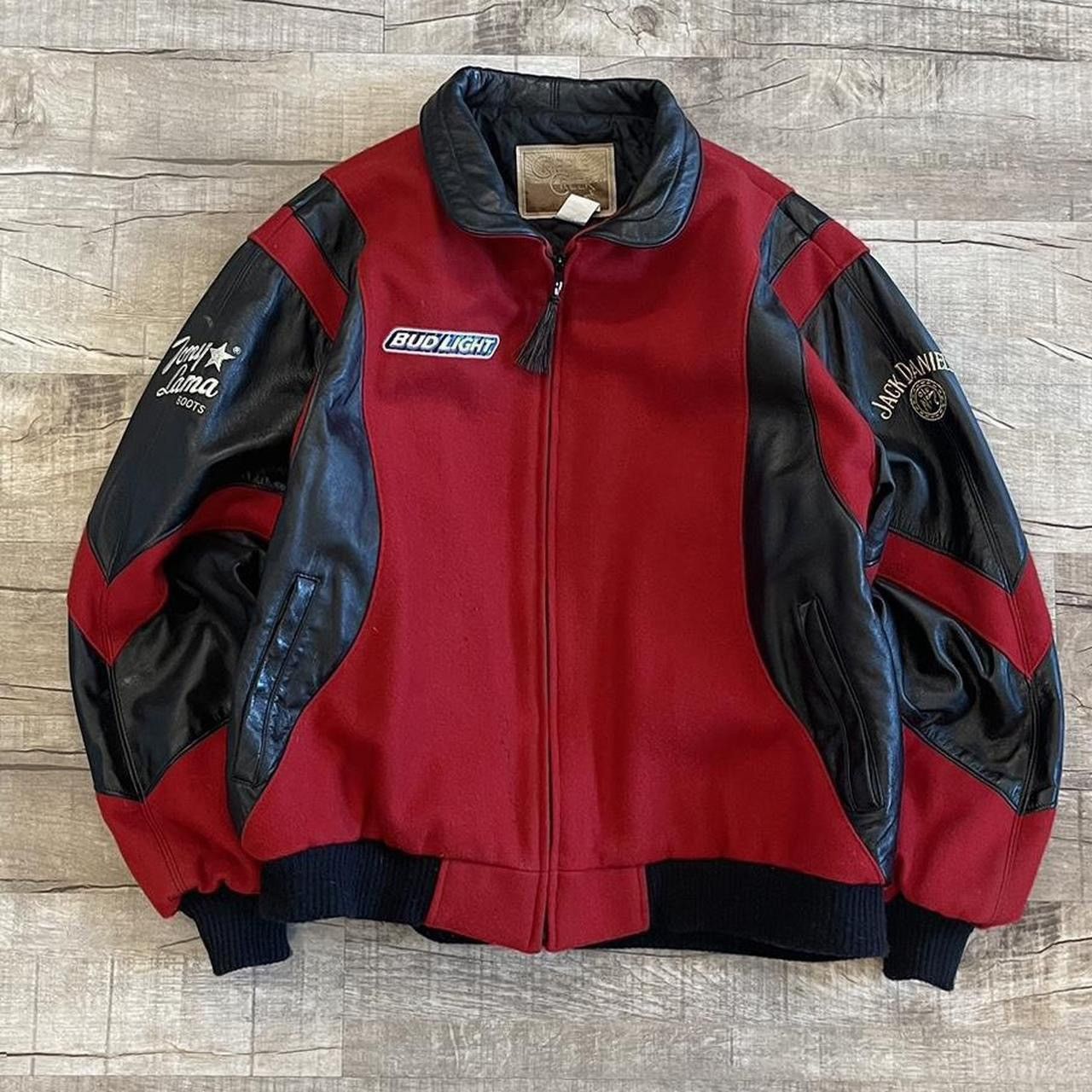 image of Vintage 90’S Pbr World Championships Jacket in Red, Men's (Size 2XL)