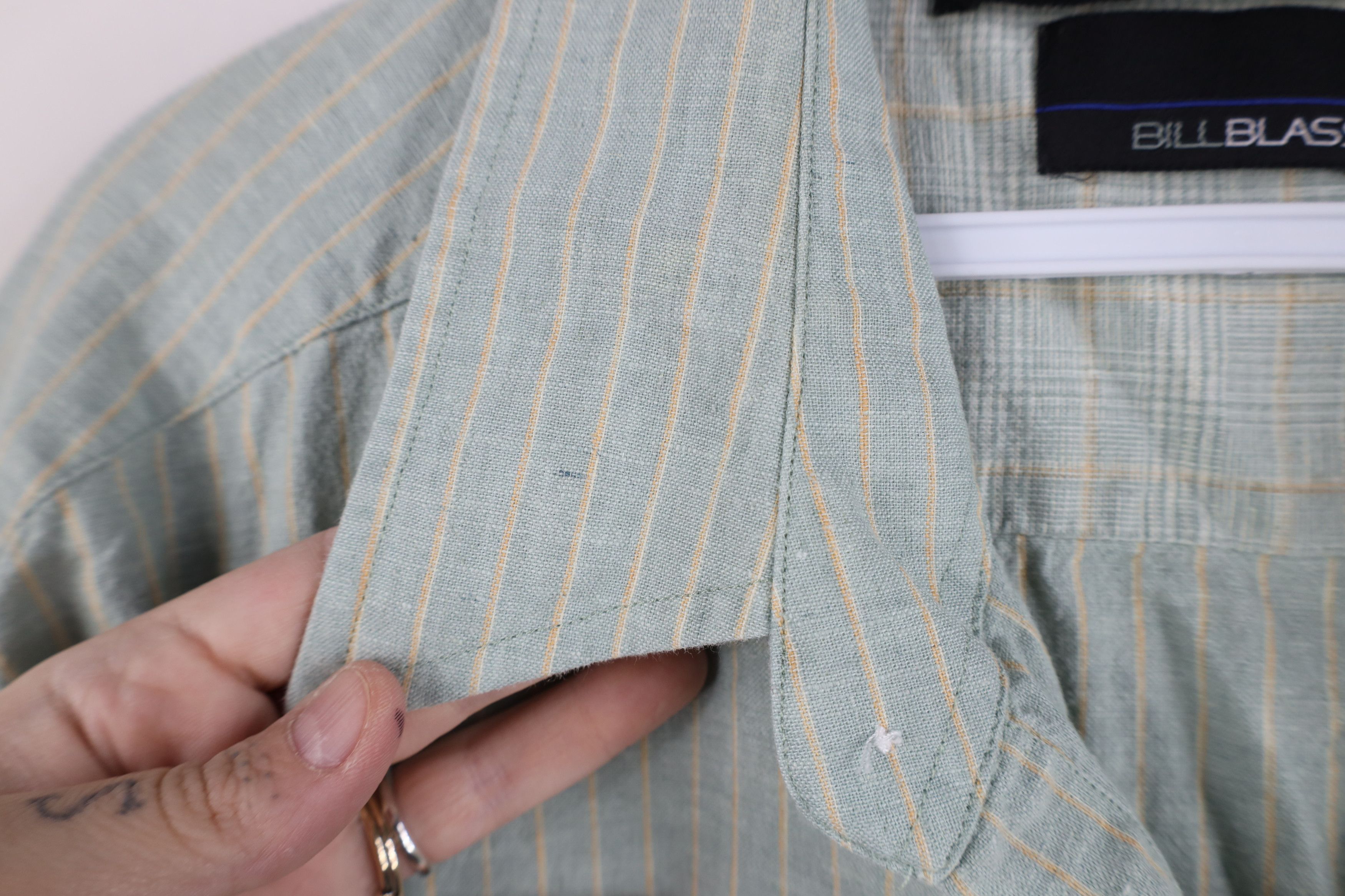 Vintage Vintage 90s Streetwear Striped Short Sleeve Button Shirt Size US XL / EU 56 / 4 - 6 Thumbnail