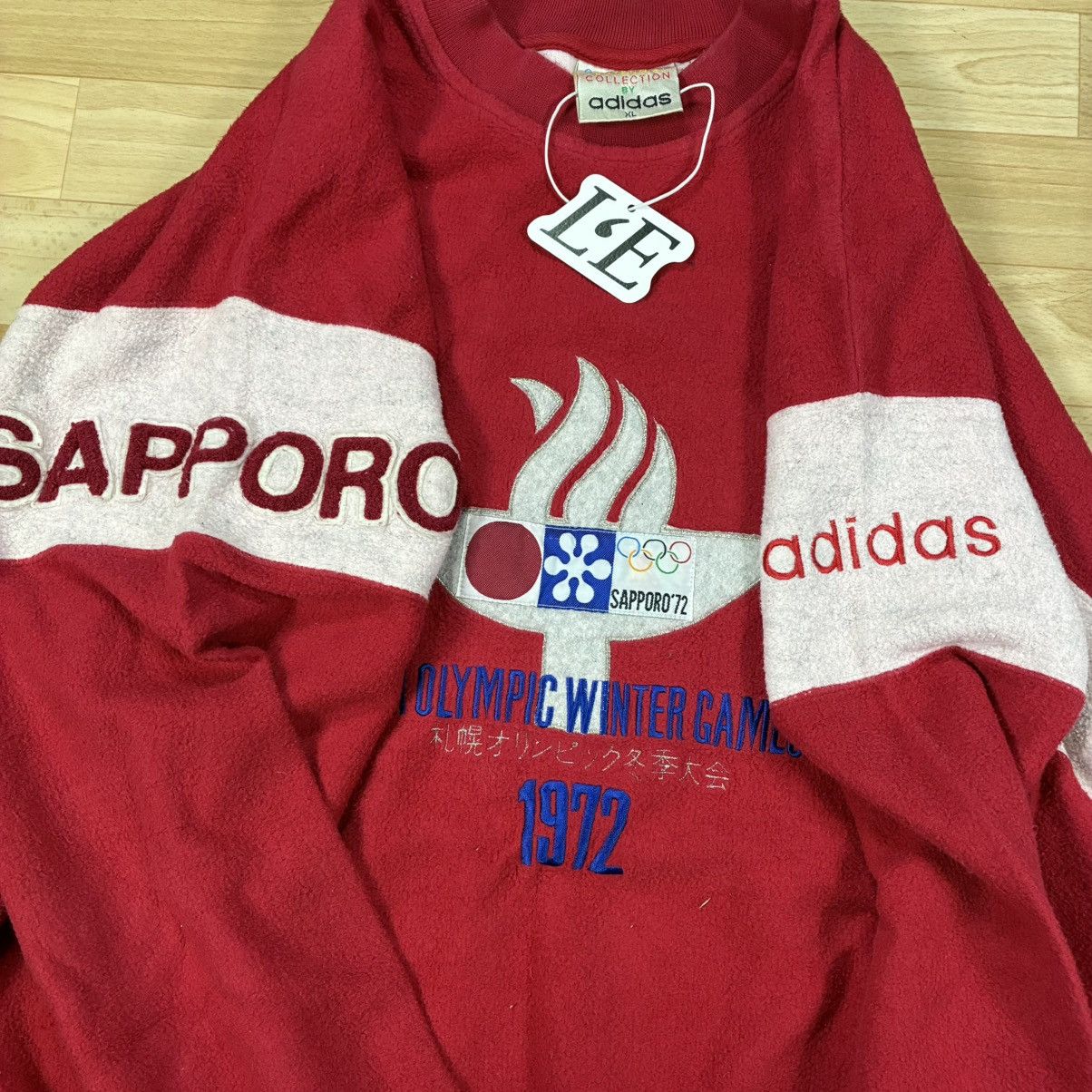 Adidas Mens Vintage Sweatshirt Fleece Adidas Olympic Games Size L Size US L / EU 52-54 / 3 - 4 Thumbnail