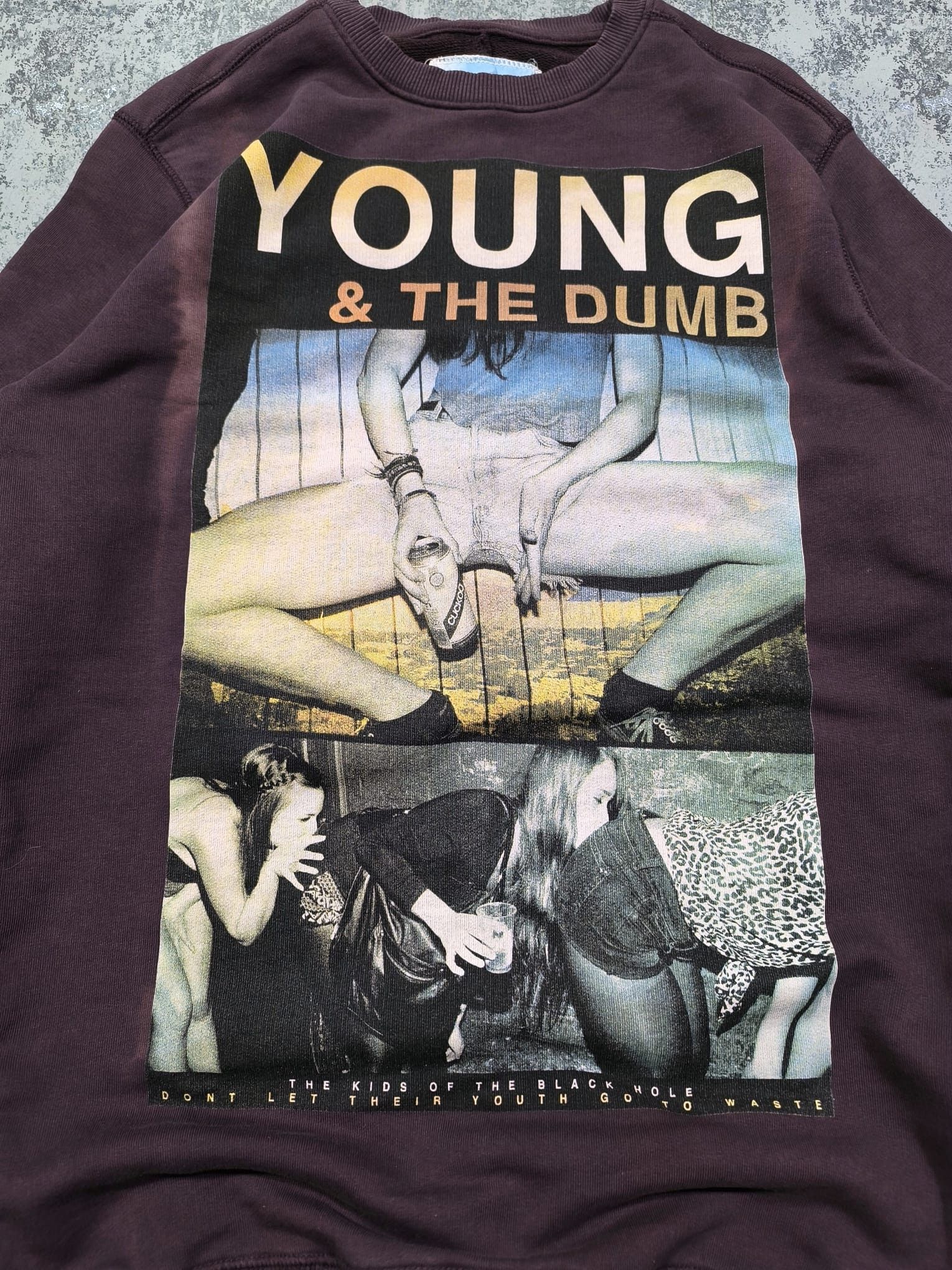 Hysteric Glamour indie sleaze faded longsleeve fakemink type Size US M / EU 48-50 / 2 - 2 Thumbnail