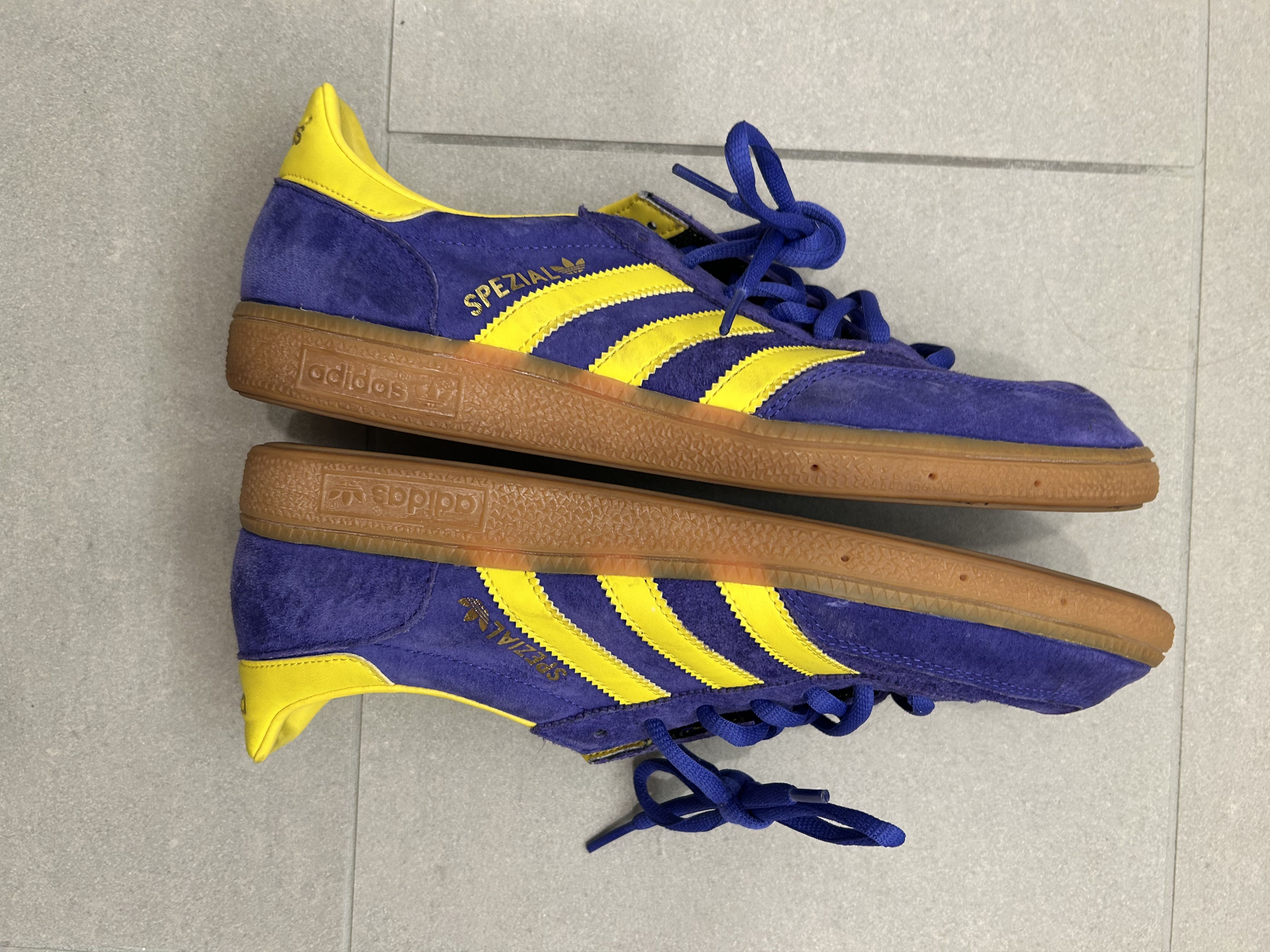 Adidas Adidas Spezial - Unique Purple and Yellow colorway Size US 9.5 / EU 42-43 - 2 Thumbnail