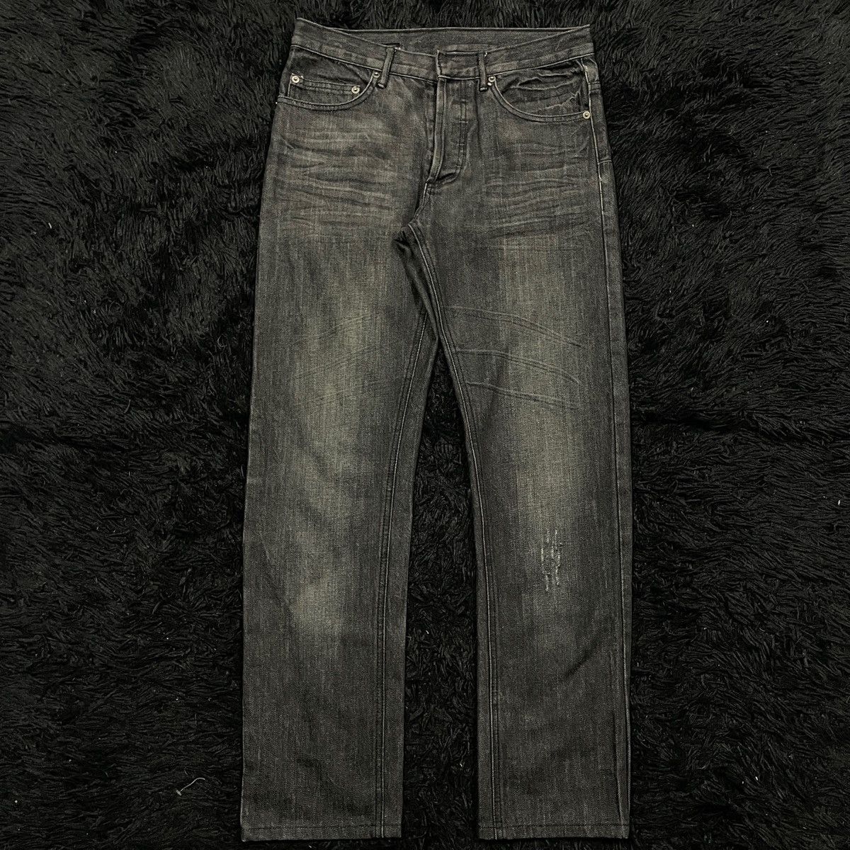 Dior × Hedi Slimane Dior Homme by Hedi Slimane Black Clawmark Style Jeans Size US 28 / EU 44 - 1 Thumbnail