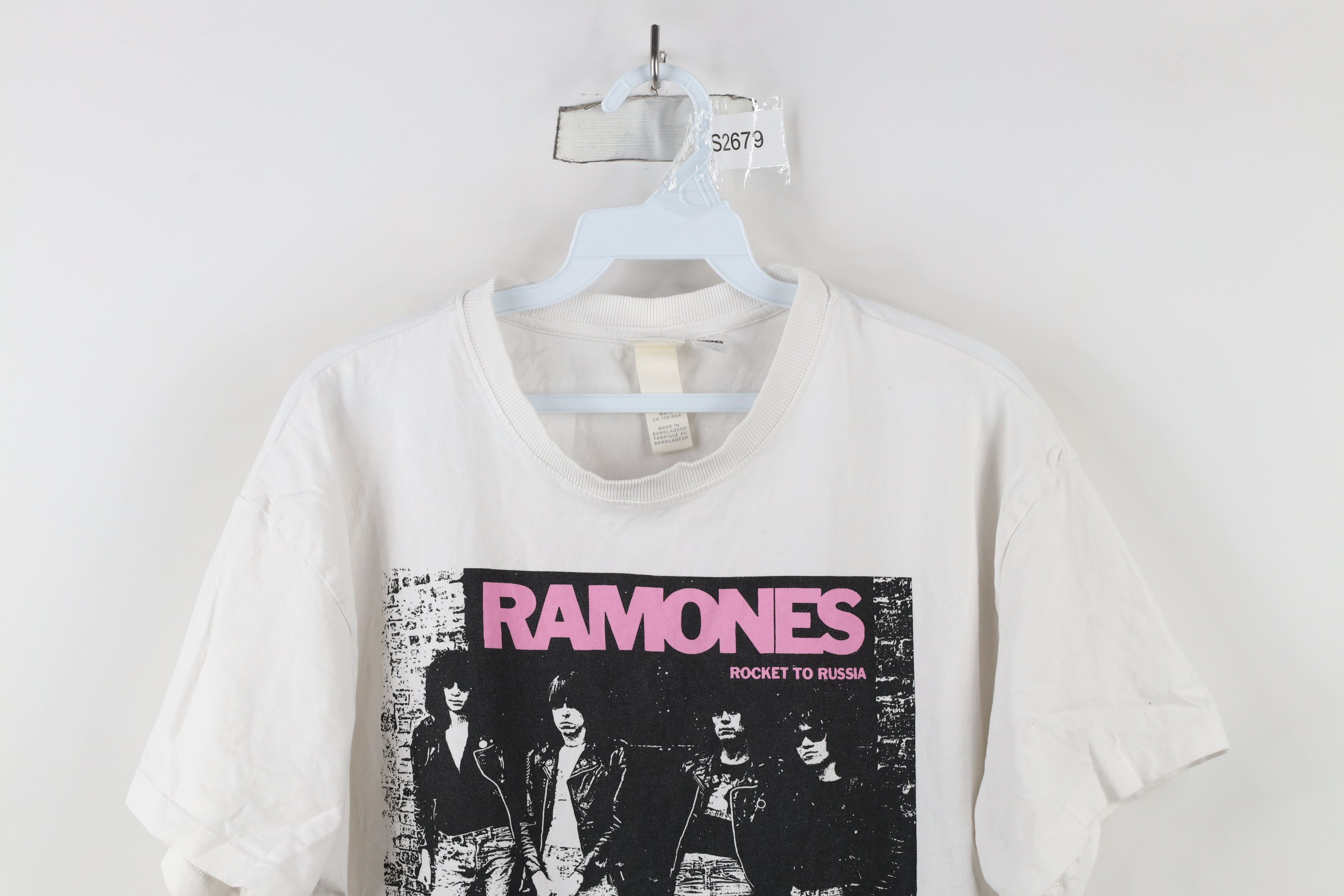 Vintage Retro Y2K Rocket To Russia The Ramones Band T-Shirt Size M / US 6-8 / IT 42-44 - 2 Thumbnail
