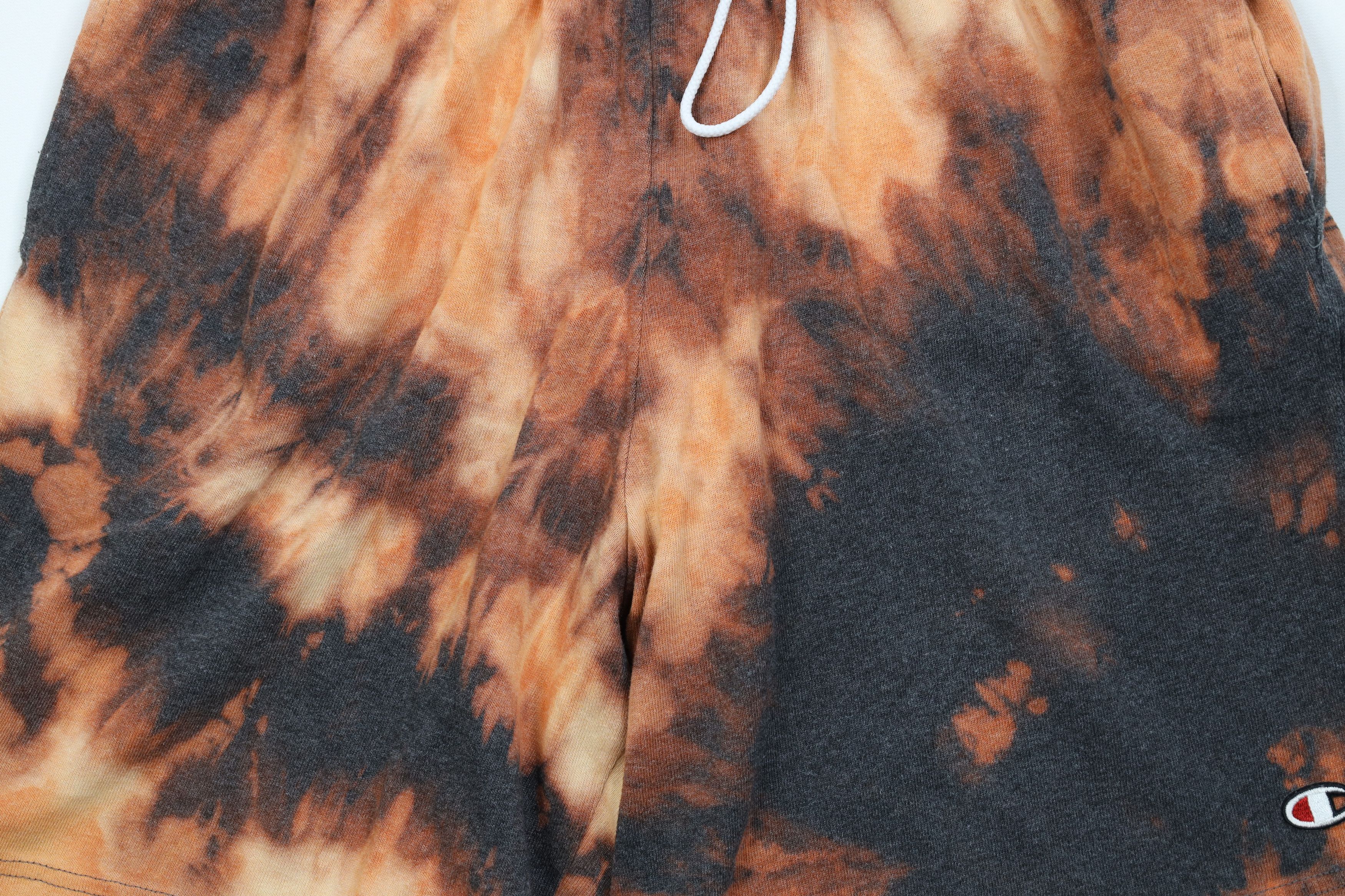 Champion Vintage Champion Logo Acid Wash Above Knee Shorts Size US 34 / EU 50 - 3 Thumbnail