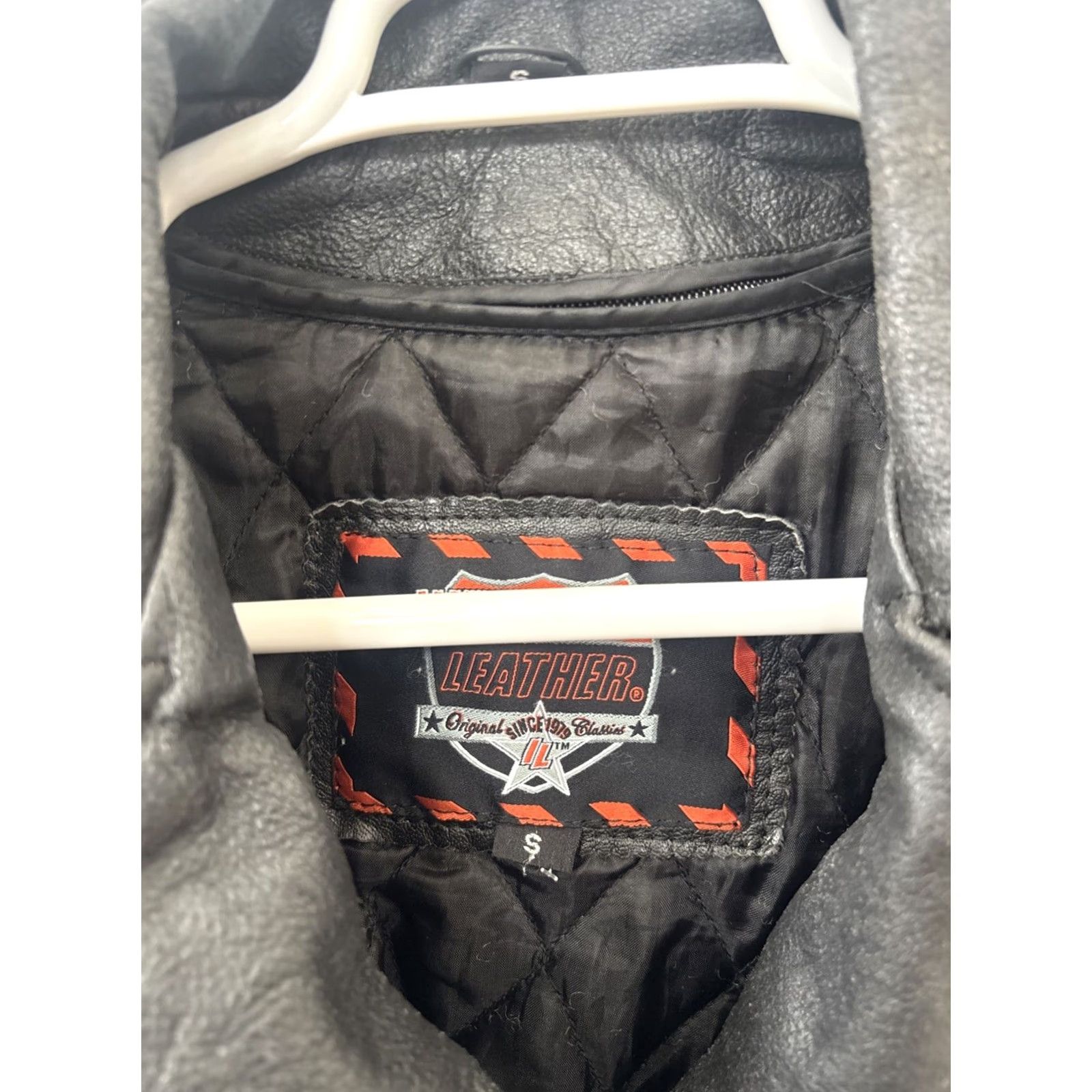 Vintage VINTAGE Interstate Leathers Black Leather Biker Motorcycle Cafe Racer Coat Jacket Womens Small Lined Size S / US 4 / IT 40 - 2 Thumbnail