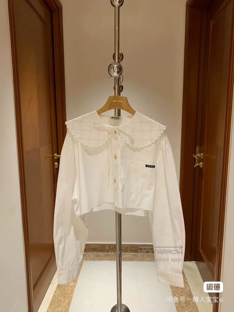 Miu Miu Miu Miu 38 shirt Size M / US 6-8 / IT 42-44 - 1 Thumbnail