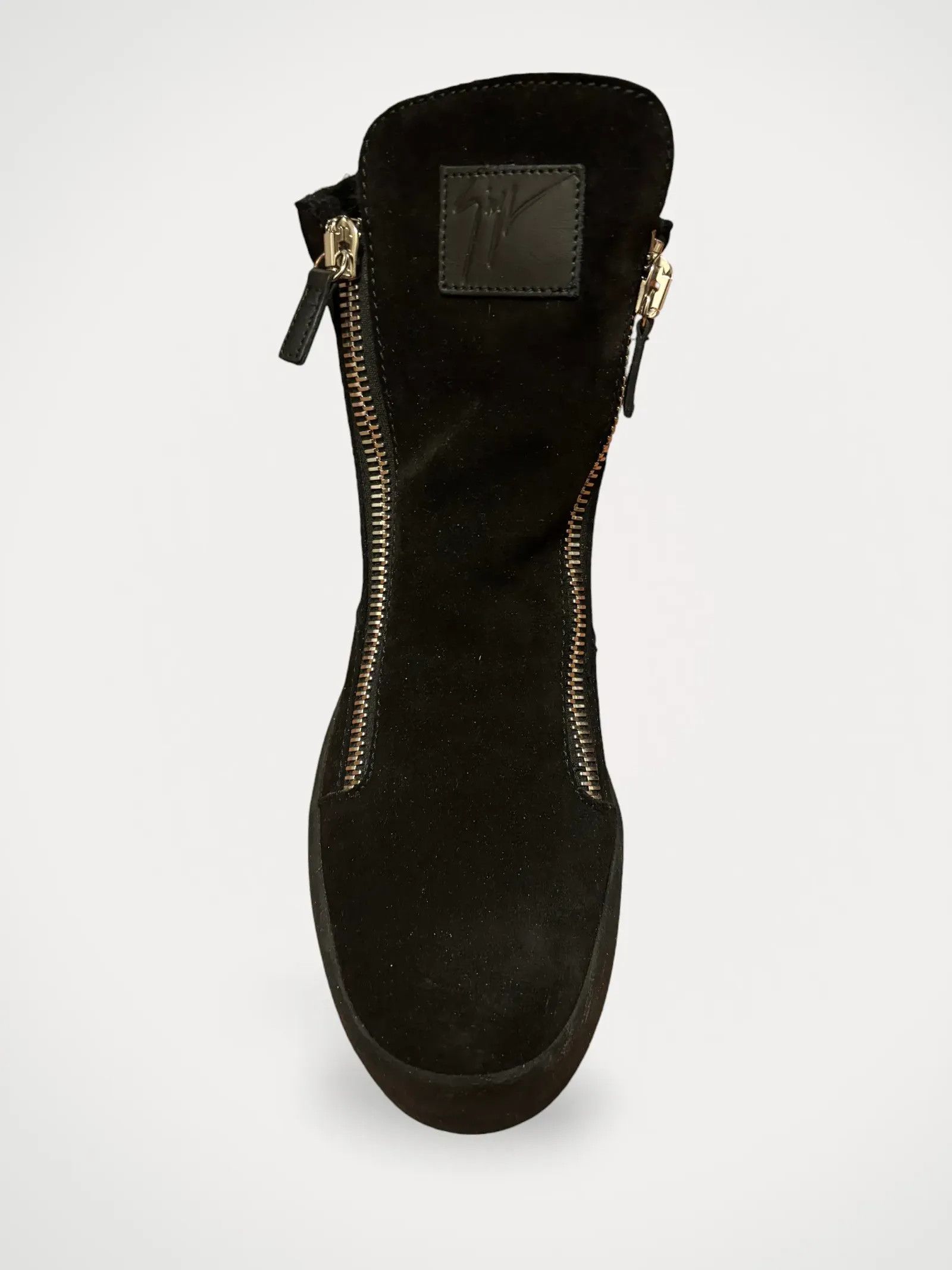 GIUSEPPE ZANOTTI サイドジップ 編み上げブーツ EU 37 美品