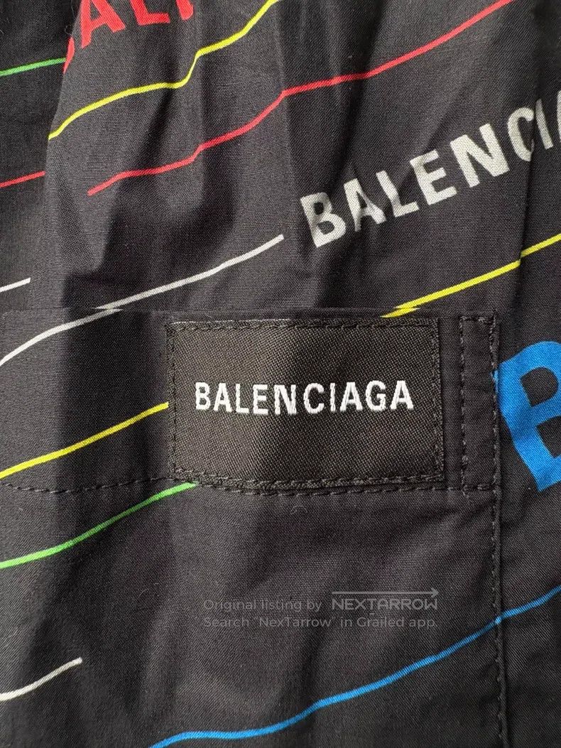 Balenciaga Balenciaga Rainbow Logo Elastic Waist Pants, Size 36 Size US 36 / EU 52 - 5 Thumbnail