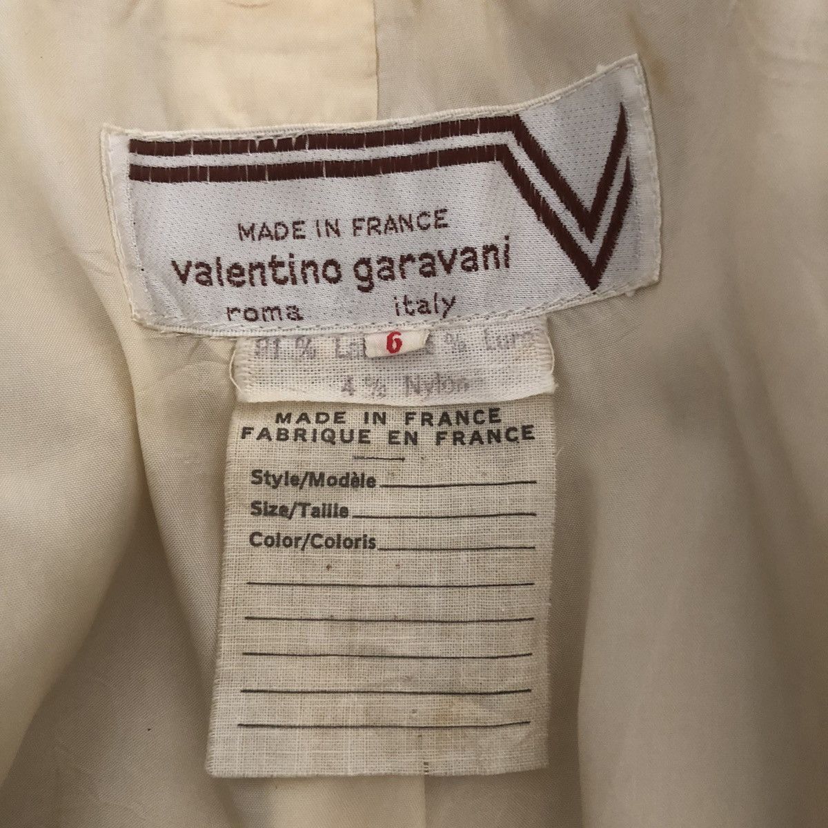 Valentino Valentino Garavani Laine Size XXS / US 00 / IT 34 - 6 Thumbnail