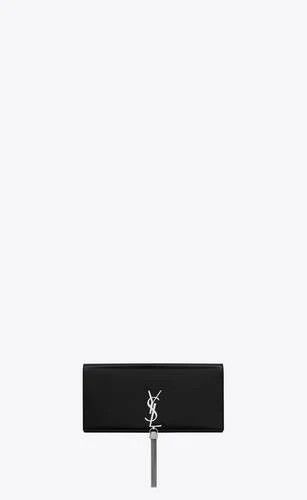 Saint Laurent Paris o1b1hav110125 Size: OS / Kate Clutch Brushed Leather Black Size ONE SIZE - 3 Thumbnail