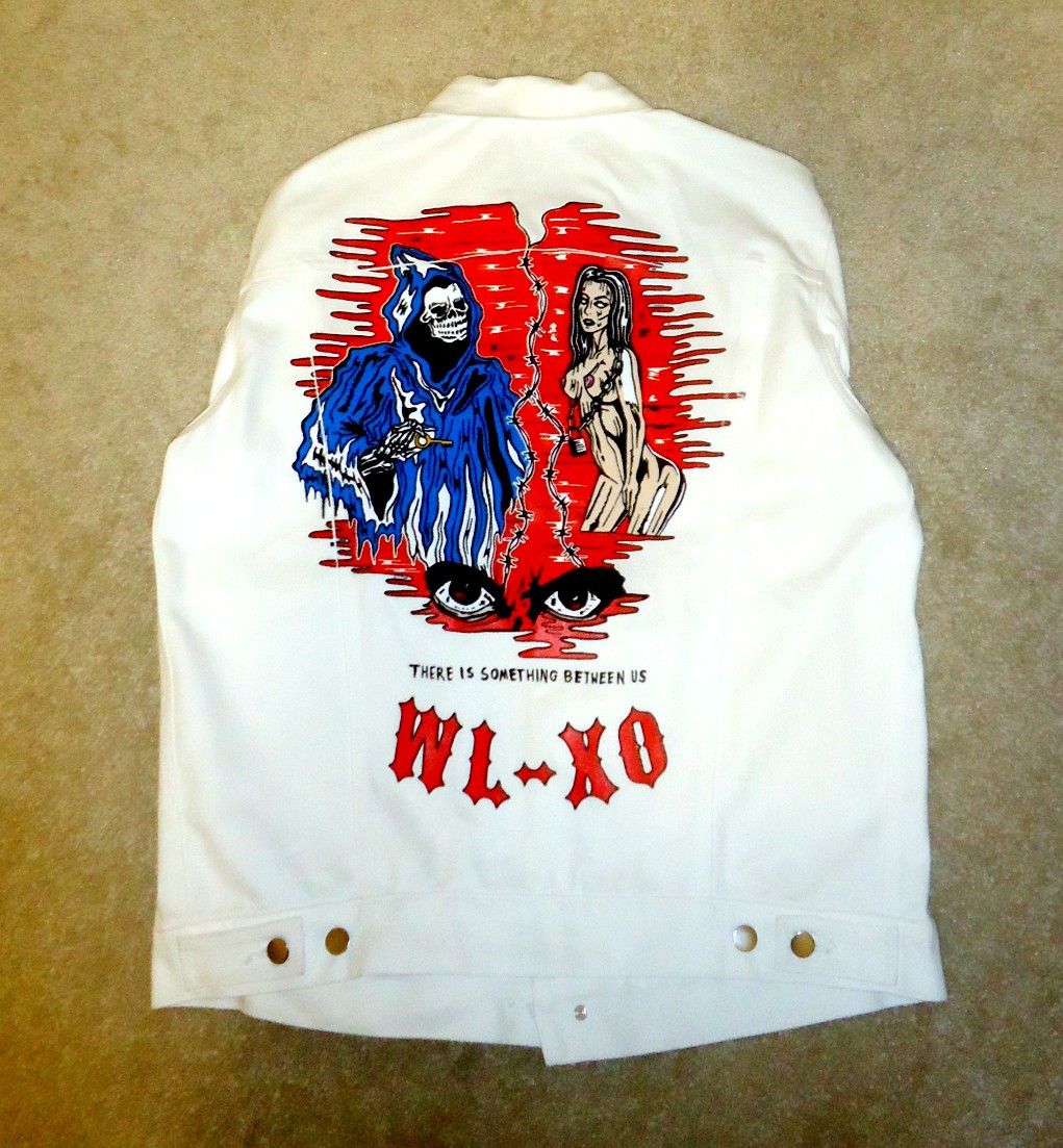 The Weeknd × Warren Lotas The Weeknd x Warren Lotas XO White Denim Jacket Size XL DS Size US XL / EU 56 / 4 - 2 Thumbnail