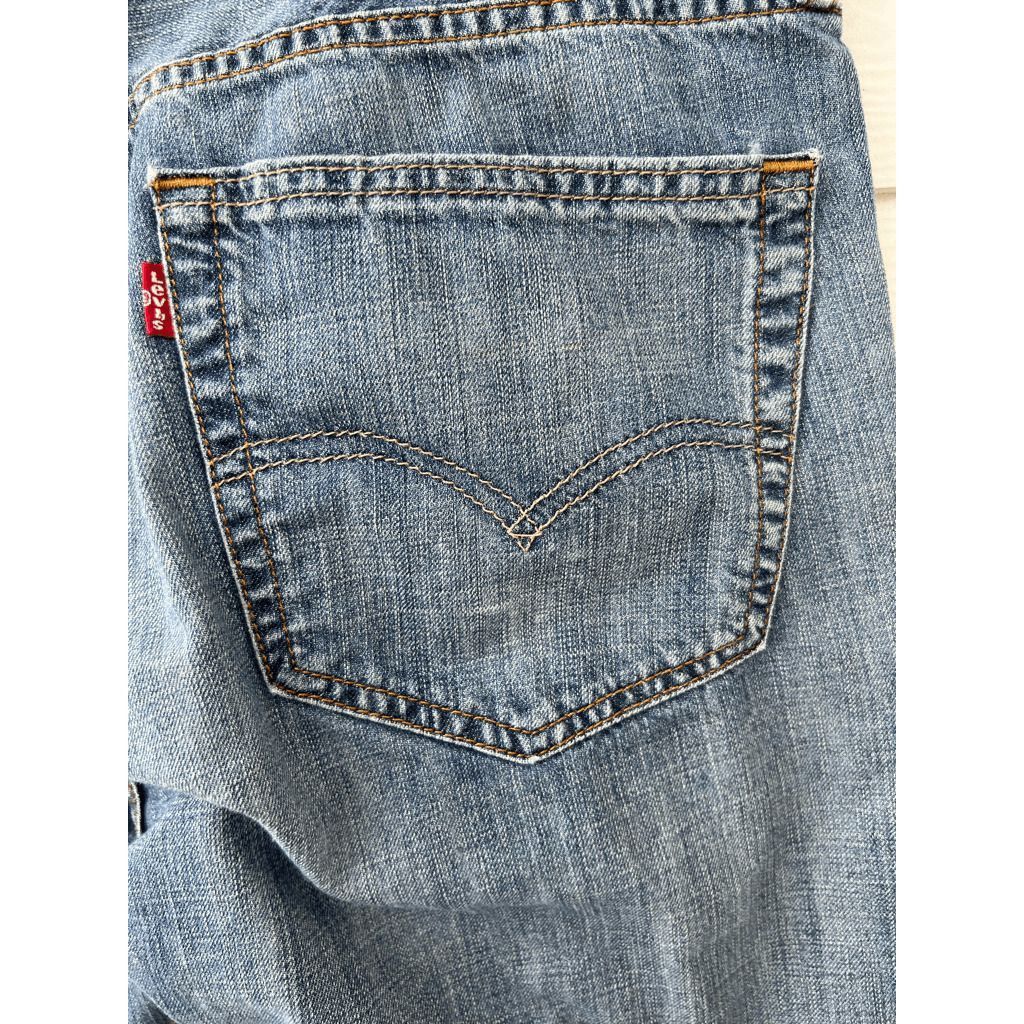 Levi's Levi's 527 Blue Jeans Straight Leg 33x 30 Size US 33 - 3 Thumbnail