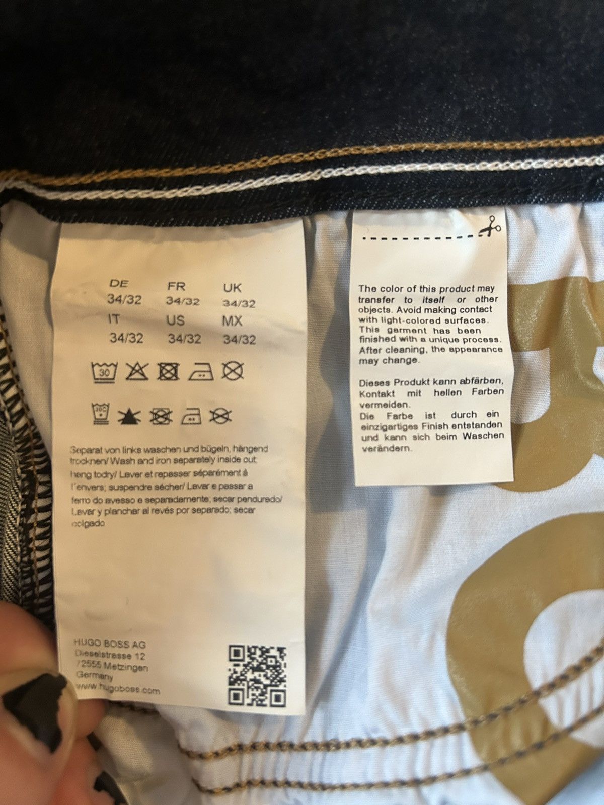 Hugo × Hugo Boss Hugo Boss Regular fit denim Size US 34 / EU 50 - 4 Thumbnail