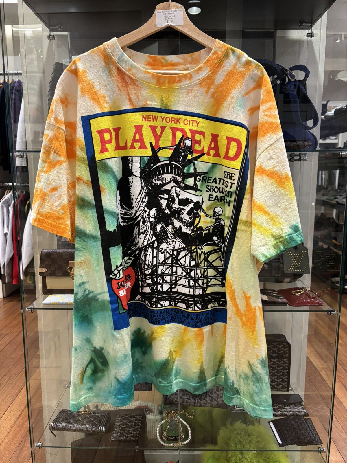 Online Ceramics Online Ceramics X Grateful Dead NYC Tie Dye Tee Size US XXL / EU 58 / 5 - 1 Thumbnail