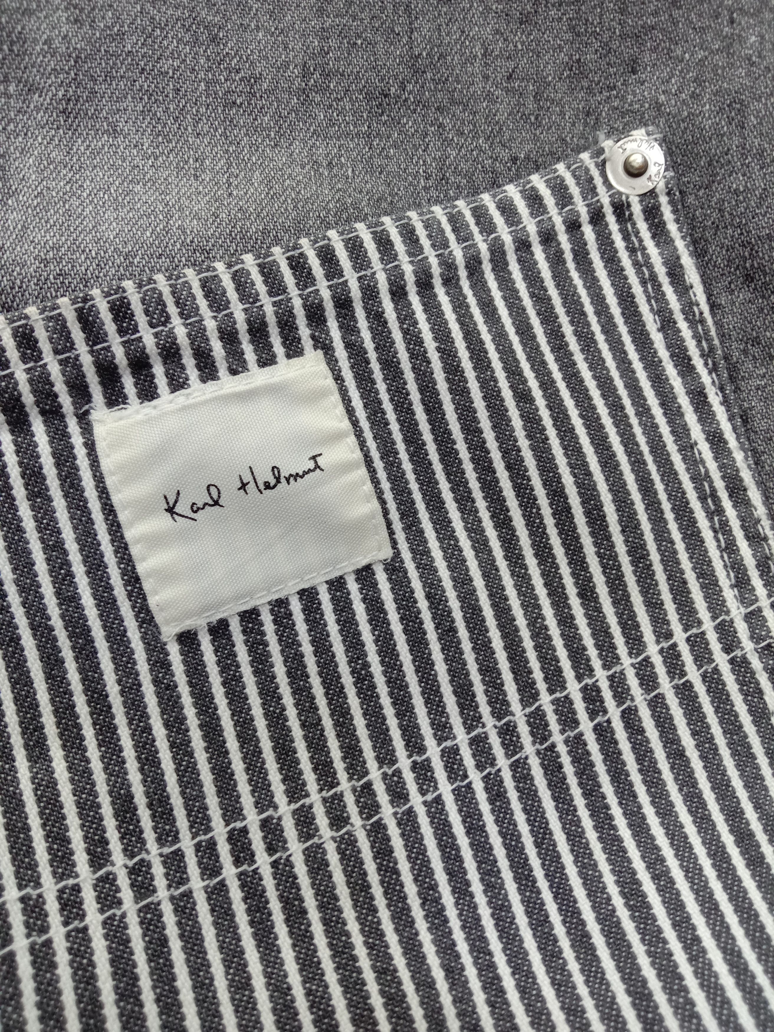 Japanese Brand Baggy Jeans Karl Helmut Double Knee Carpenter Wide Denim Size US 30 / EU 46 - 15 Thumbnail