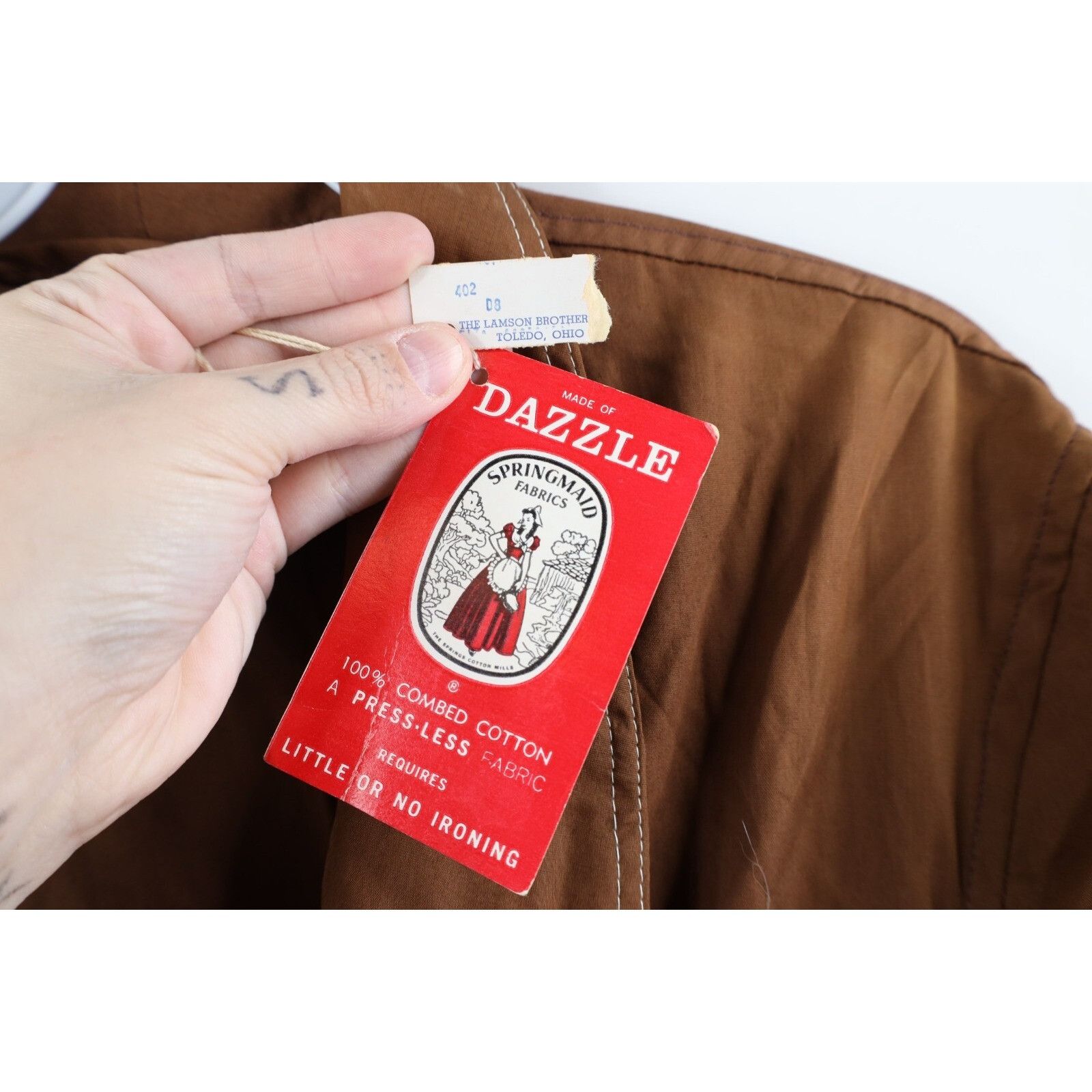Vintage Deadstock Vintage 50s 60s Streetwear Belted Smokers Robe Size US M / EU 48-50 / 2 - 9 Thumbnail