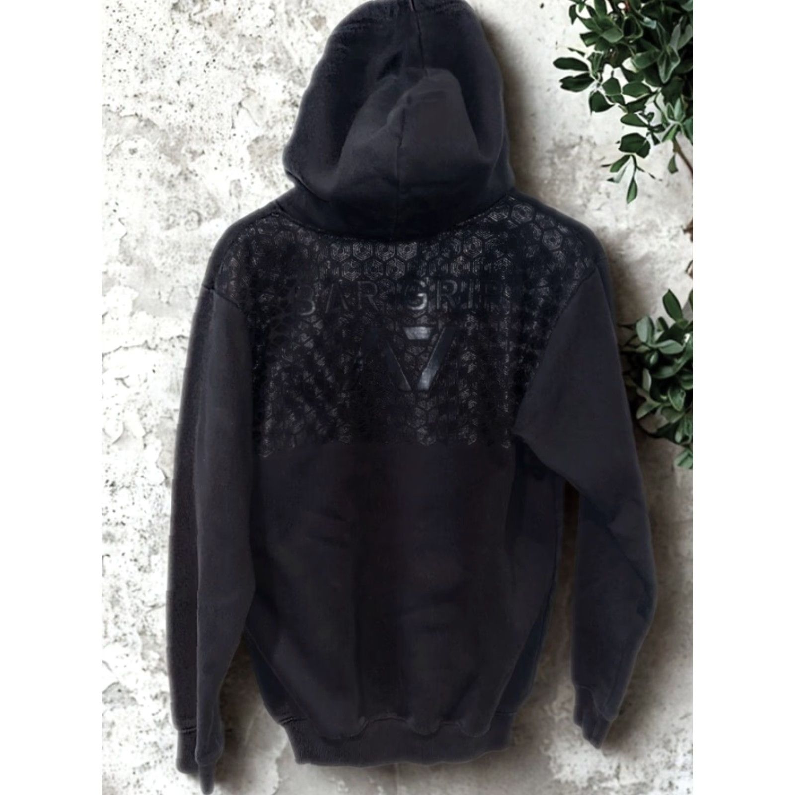 Logo 7 A7 Bar Grip Hoodie Men S Black Powerlifting Sweatshirt Textured Back Logo EUC Size US S / EU 44-46 / 1 - 2 Thumbnail