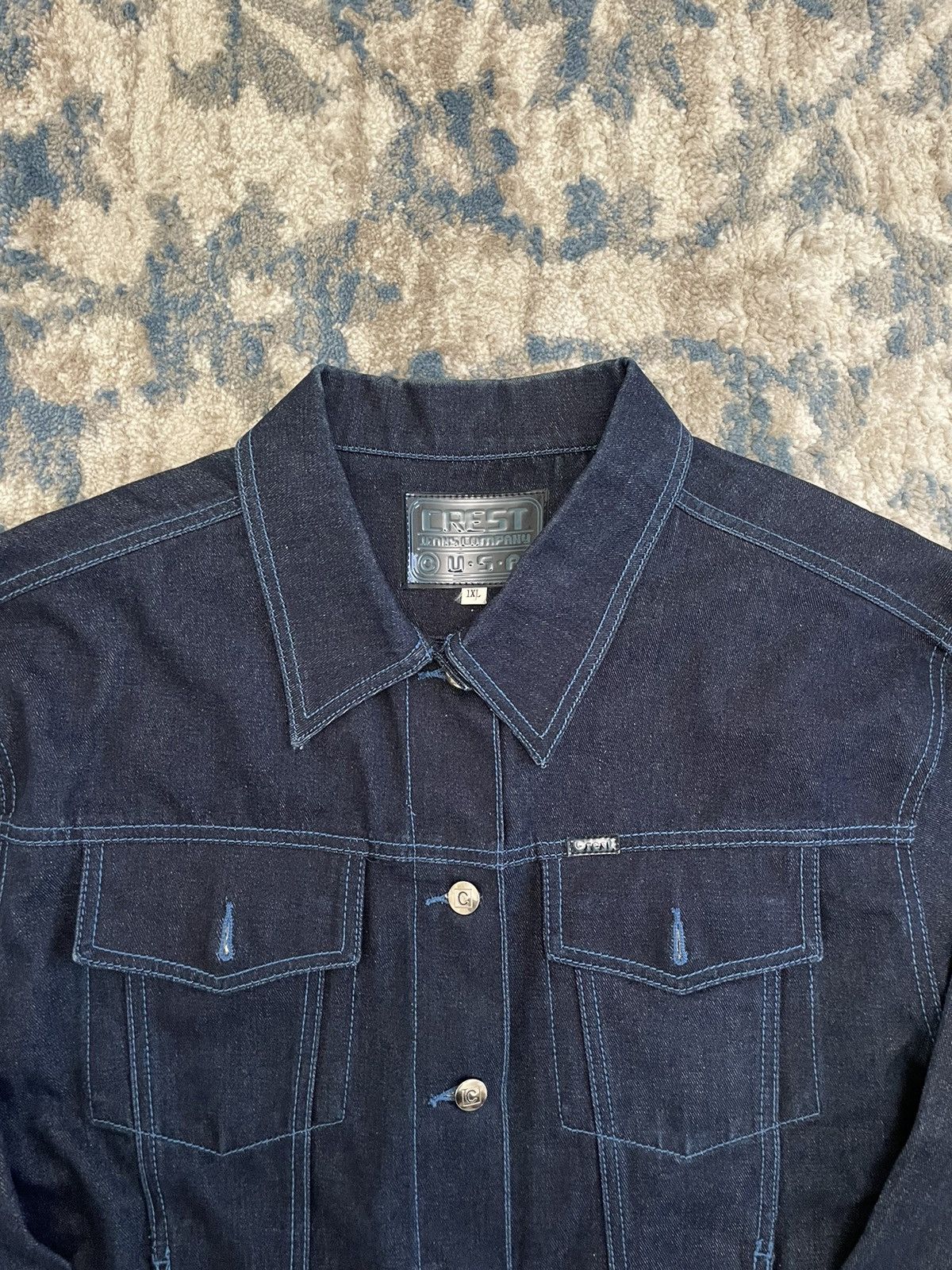 Vintage Vintage Y2K Skater Style Denim Jacket Levi’s Wrangler Size US XL / EU 56 / 4 - 2 Thumbnail