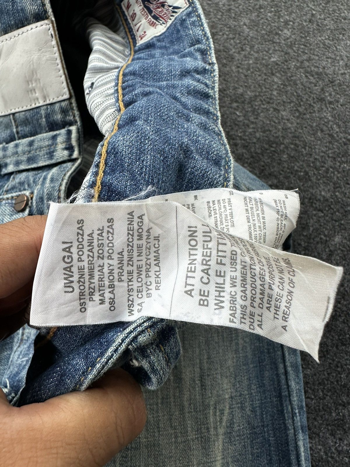 14th Addiction × If Six Was Nine House Denim Nice Faded Design Denim D104 Size US 30 / EU 46 - 16 Thumbnail