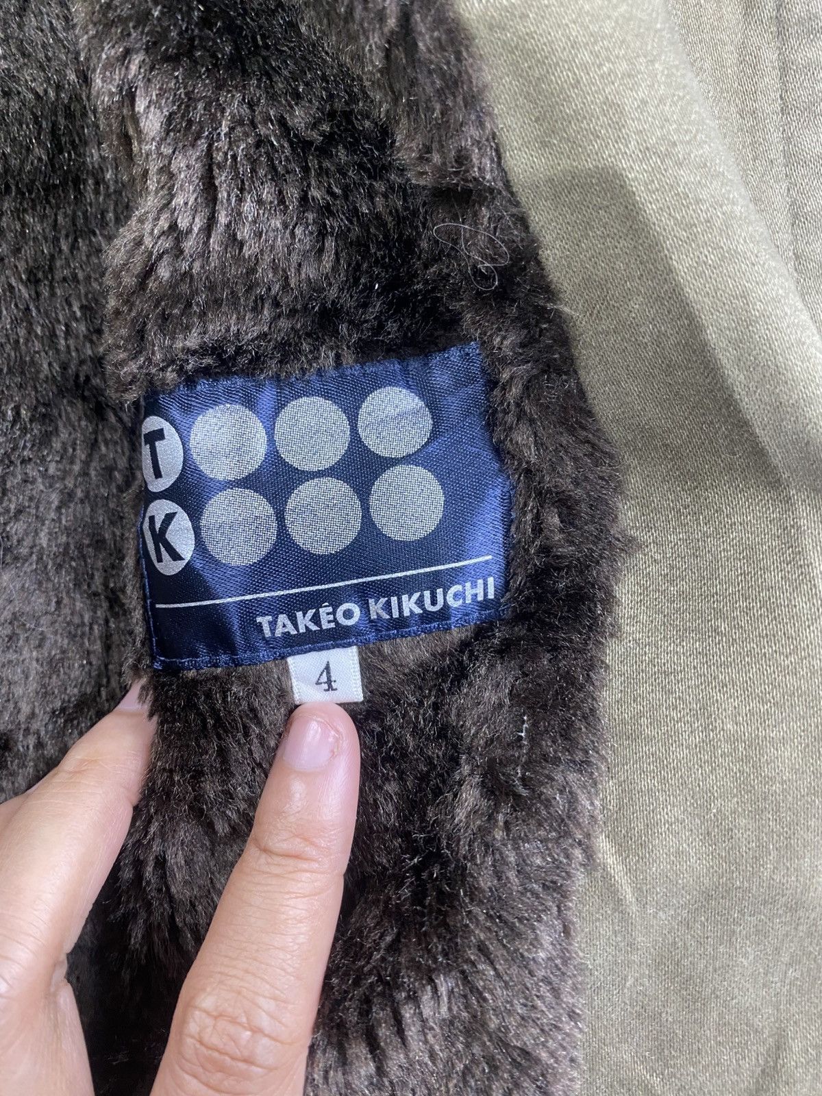 If Six Was Nine × Takeo Kikuchi × Vintage Vintage Takeo Kikuchi Japan Faux Fur Collar Jacket Size US M / EU 48-50 / 2 - 7 Thumbnail