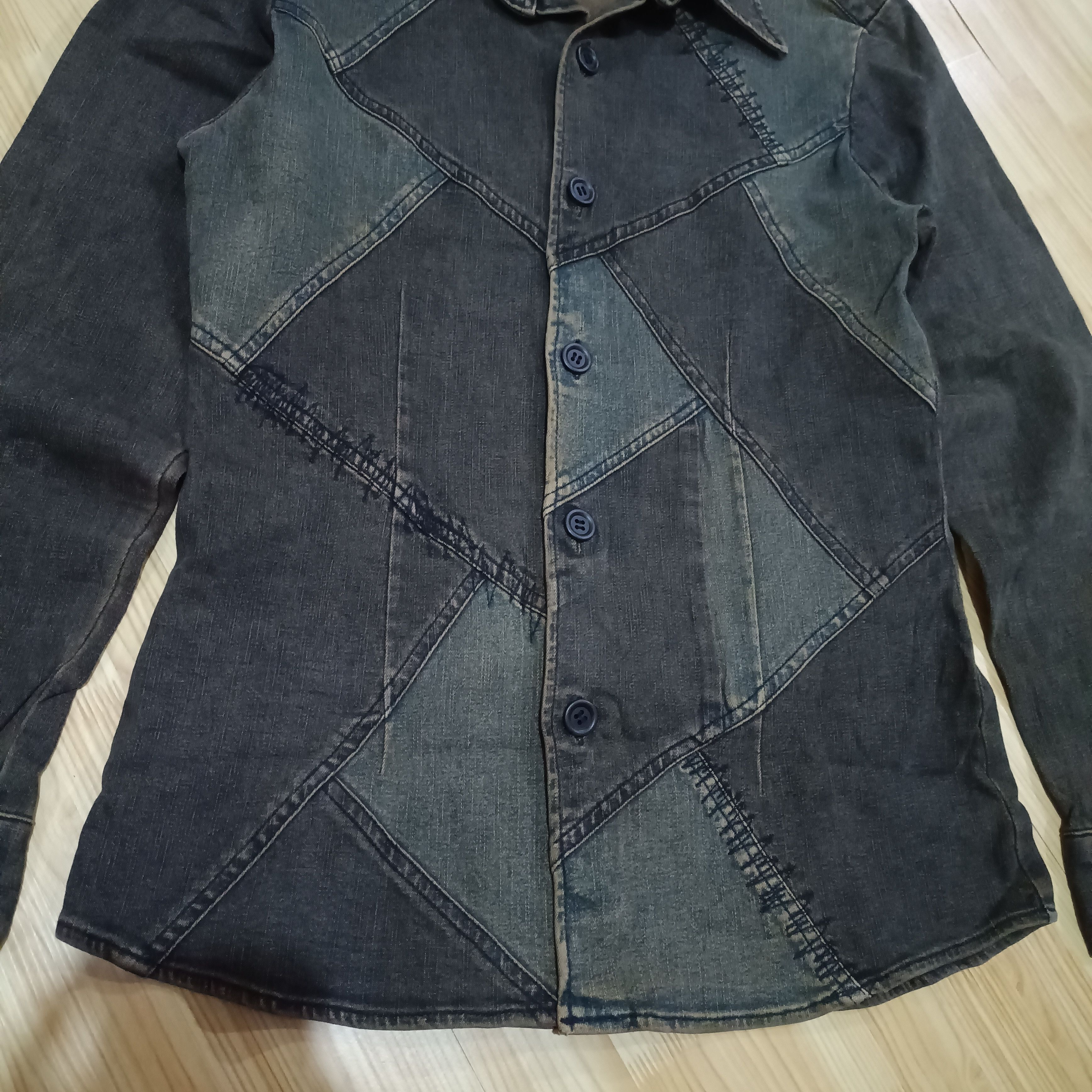 Tornado Mart Tornado Mart Top Stitchingg Denim Button Size US M / EU 48-50 / 2 - 3 Thumbnail