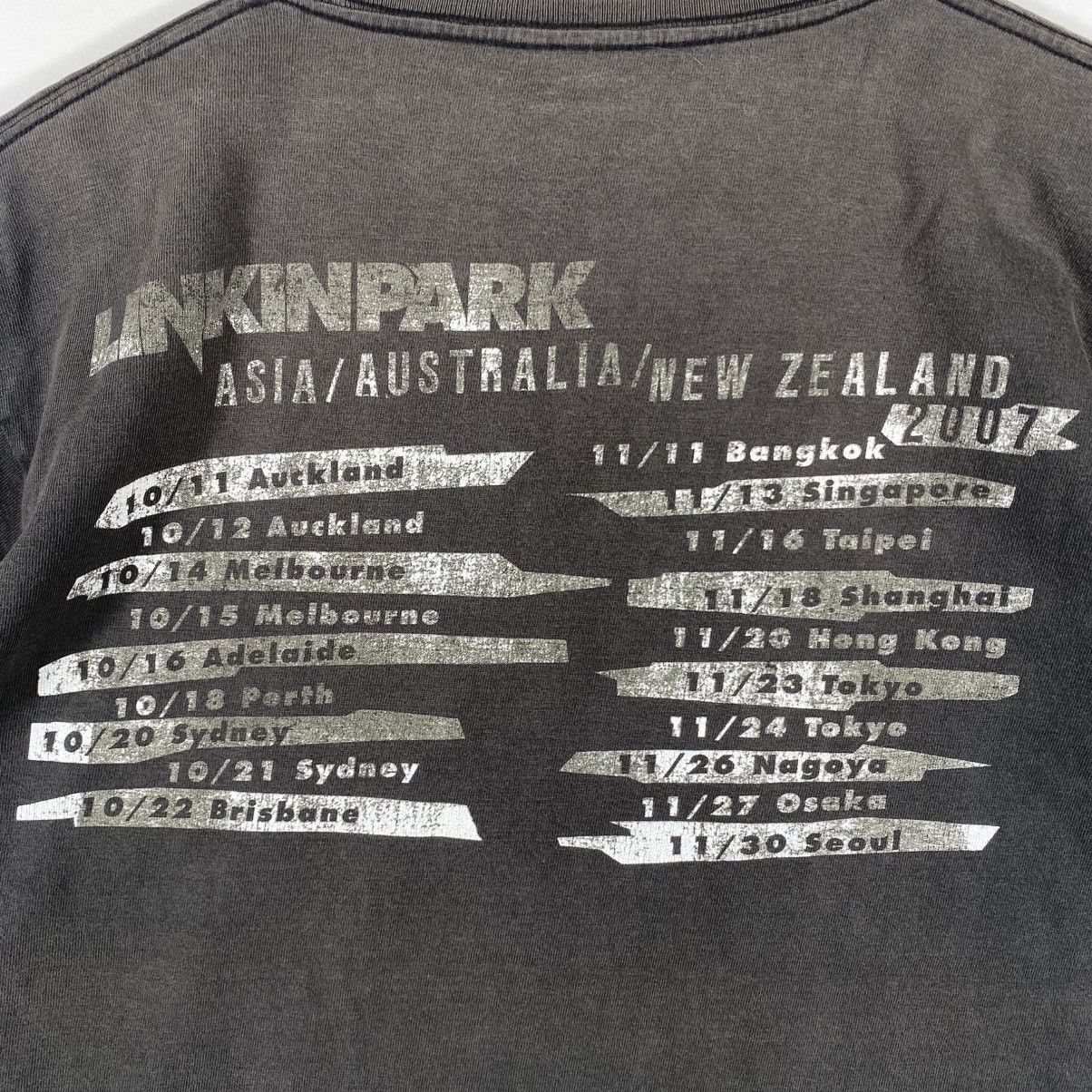 Band Tees Vintage 00's LINKIN PARK Tour 2007 Faded Band Tee Shirt Size US M / EU 48-50 / 2 - 6 Thumbnail