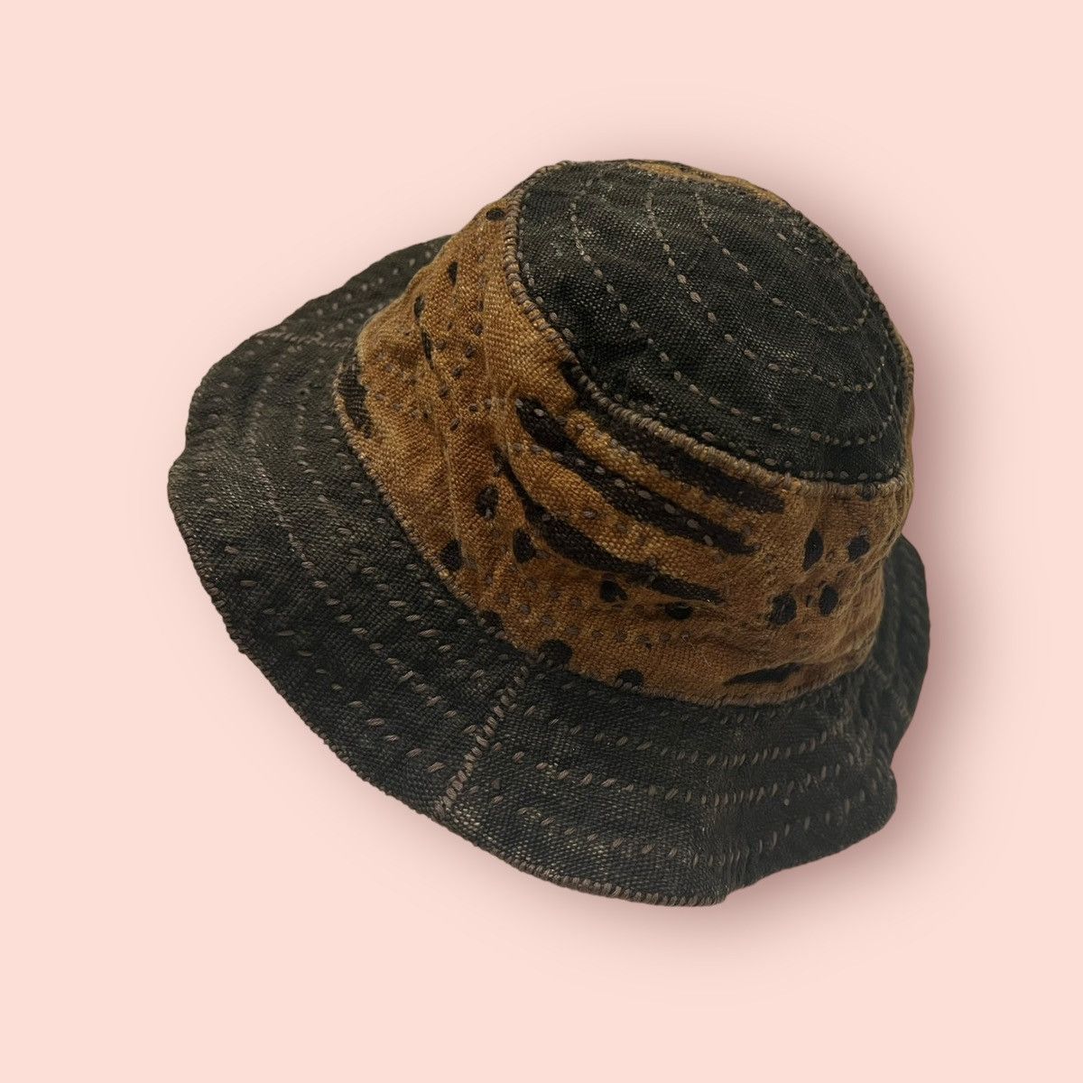 Japanese Brand × Vintage VINTAGE SASHIKO BORO KAPITAL STYLE JAPAN BUCKET HAT Size ONE SIZE - 10 Thumbnail