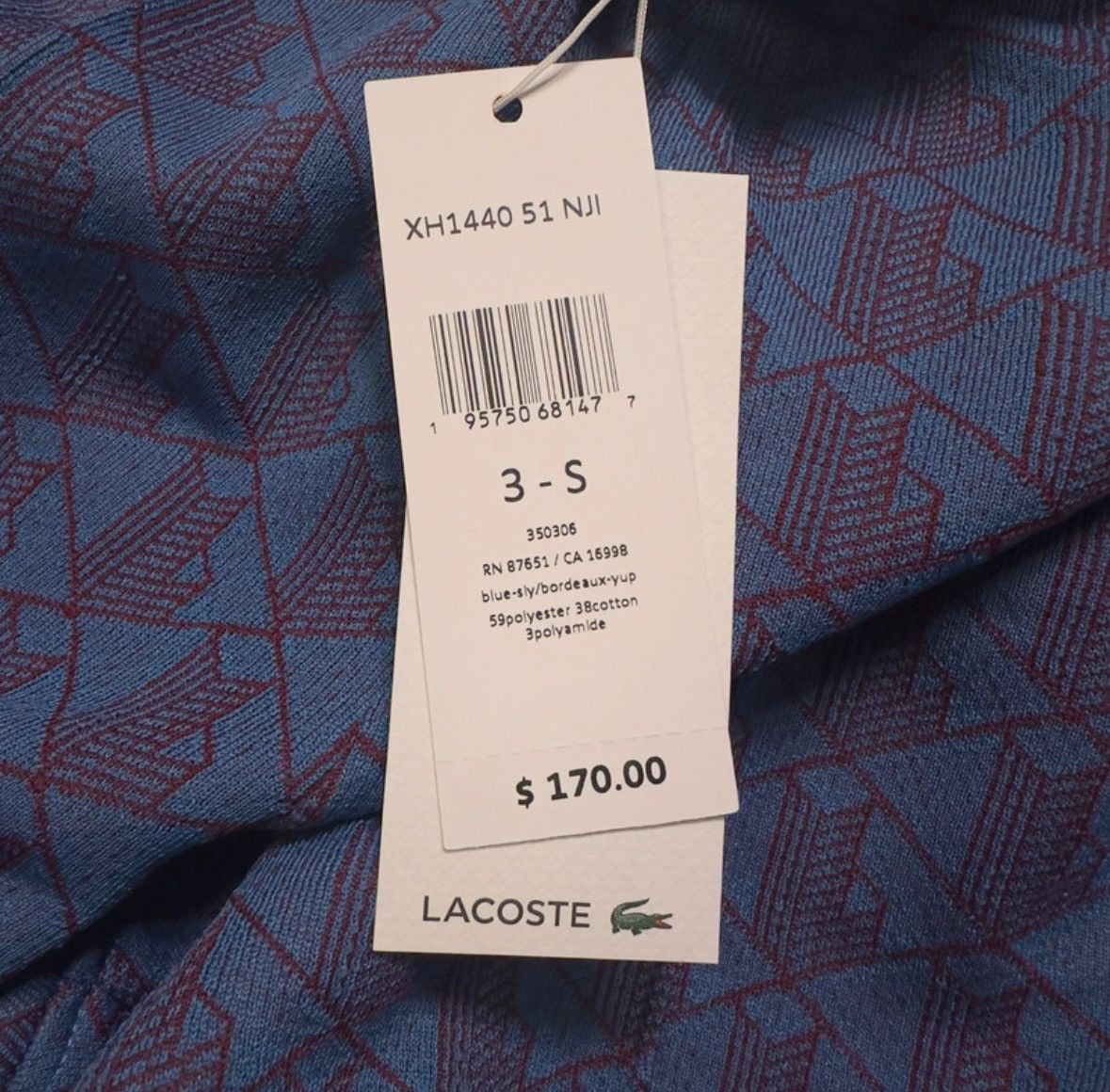Lacoste Lacoste monogram new/newer worn size S Size US 32 / EU 48 - 7 Thumbnail