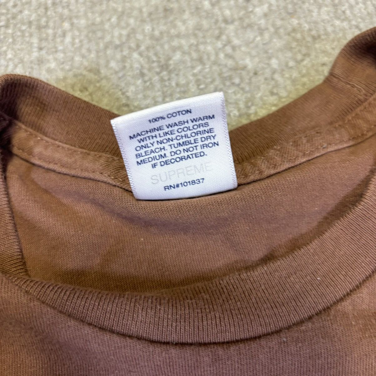 Supreme Supreme Jamie Reid Anarchy Tee SS21 (Brown) Size US L / EU 52-54 / 3 - 9 Thumbnail
