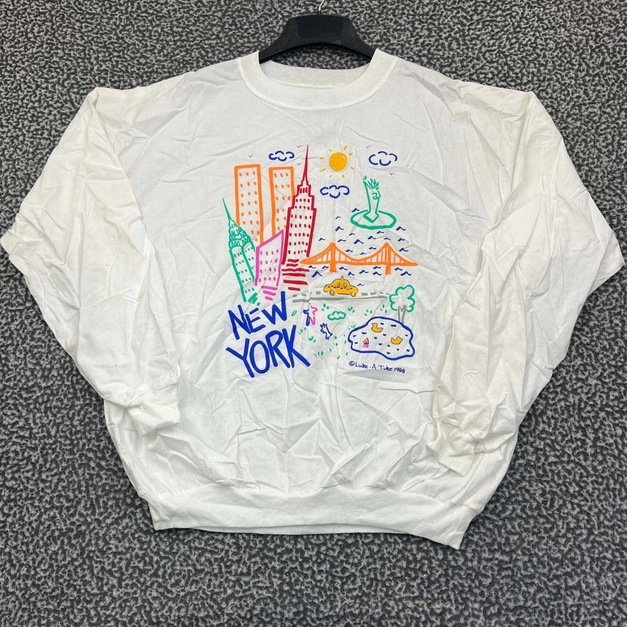 Other Vintage New York Shirt Men L/XL Cotton Republic Deadstock Size US XL / EU 56 / 4 - 1 Thumbnail