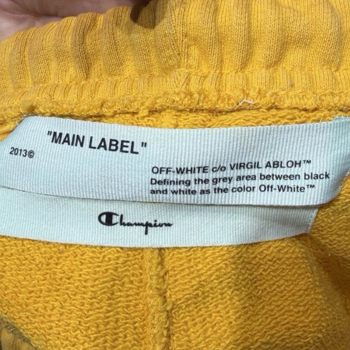 Champion × Off-White Off White x Champion 2018 Yellow Shorts Size US 28 / EU 44 - 3 Thumbnail