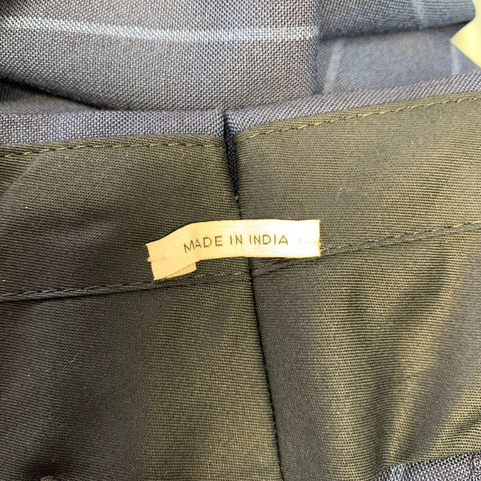 Other ATELIER MUNRO Size 38 Blue Stripe Wool Peak Lapel Suit Size 38R - 13 Thumbnail