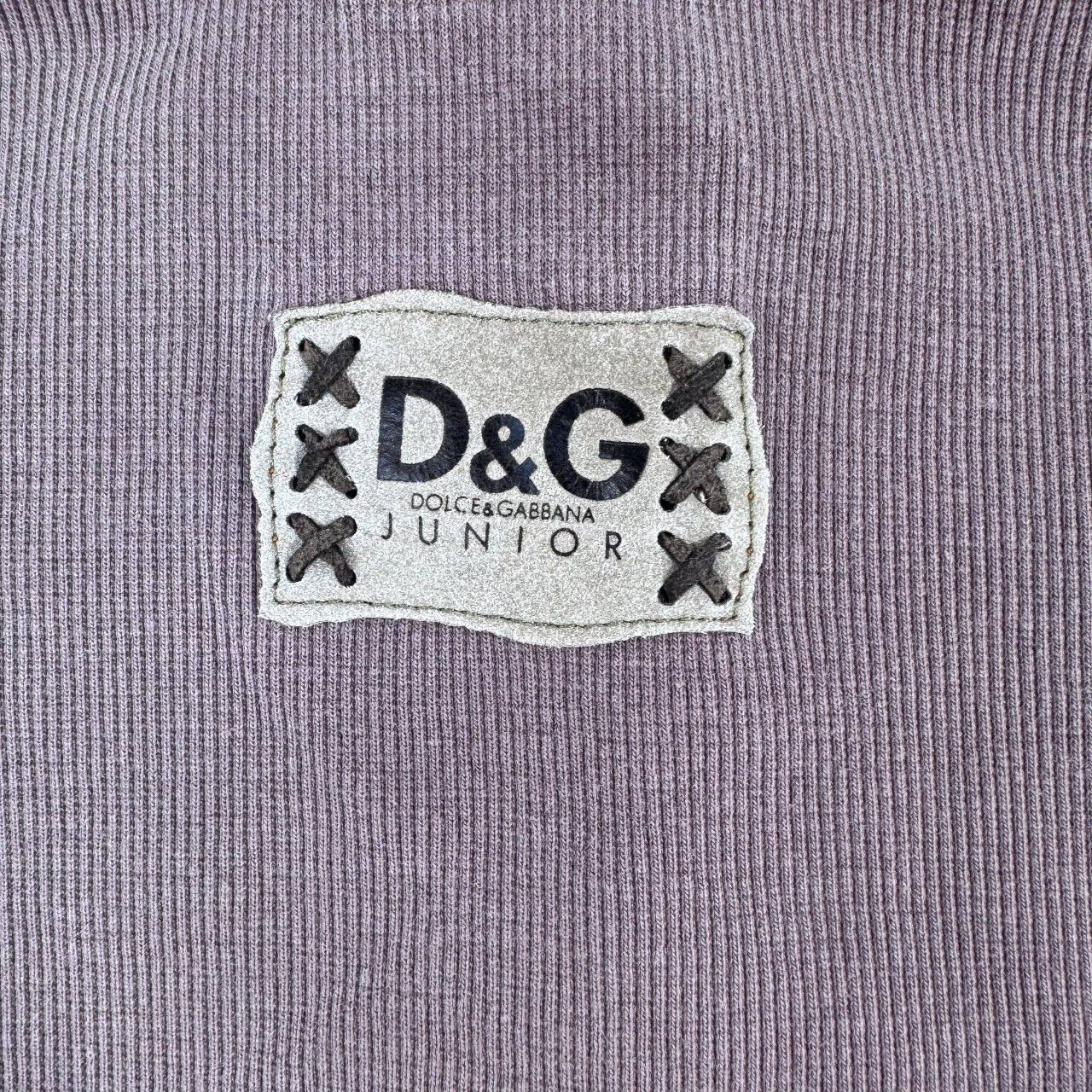 Dolce & Gabbana Dolce Gabbana D&G Junior Denim Vest Made In Italy Vintage Size XXS / US 00 / IT 34 - 6 Thumbnail