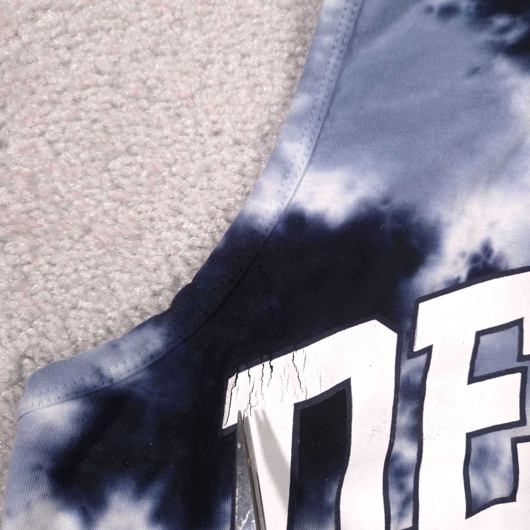 destin VINTAGE U.S. Vintage Shirt Womens 2XL Blue Destin Florida Tie Dye Sleeveless Tank Tee Shirt Size XXL / US 16-18 / IT 52-54 - 4 Thumbnail
