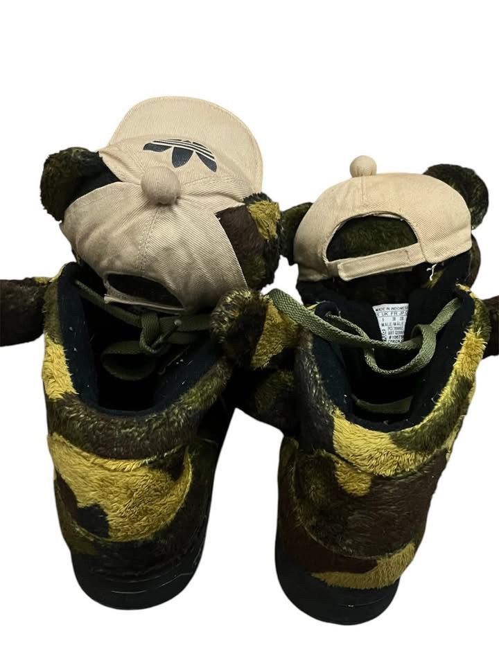 Adidas × Jeremy Scott Adidas X Jeremy Scott Camo Bear Size US 5.5 / EU 38 - 5 Thumbnail