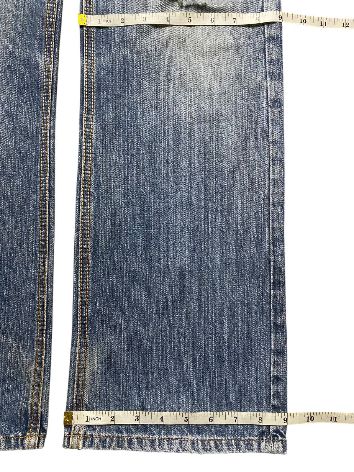 14th Addiction Vintage Japanese Brand X2083T Distressed Baggy Jeans Size US 33 - 15 Thumbnail