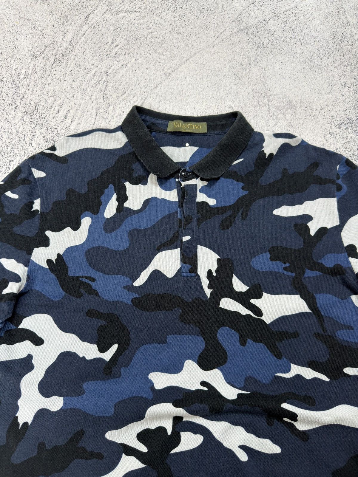 Valentino Valentino Garavani All-over Camouflage Polo Made in Italy Size US XXL / EU 58 / 5 - 6 Thumbnail