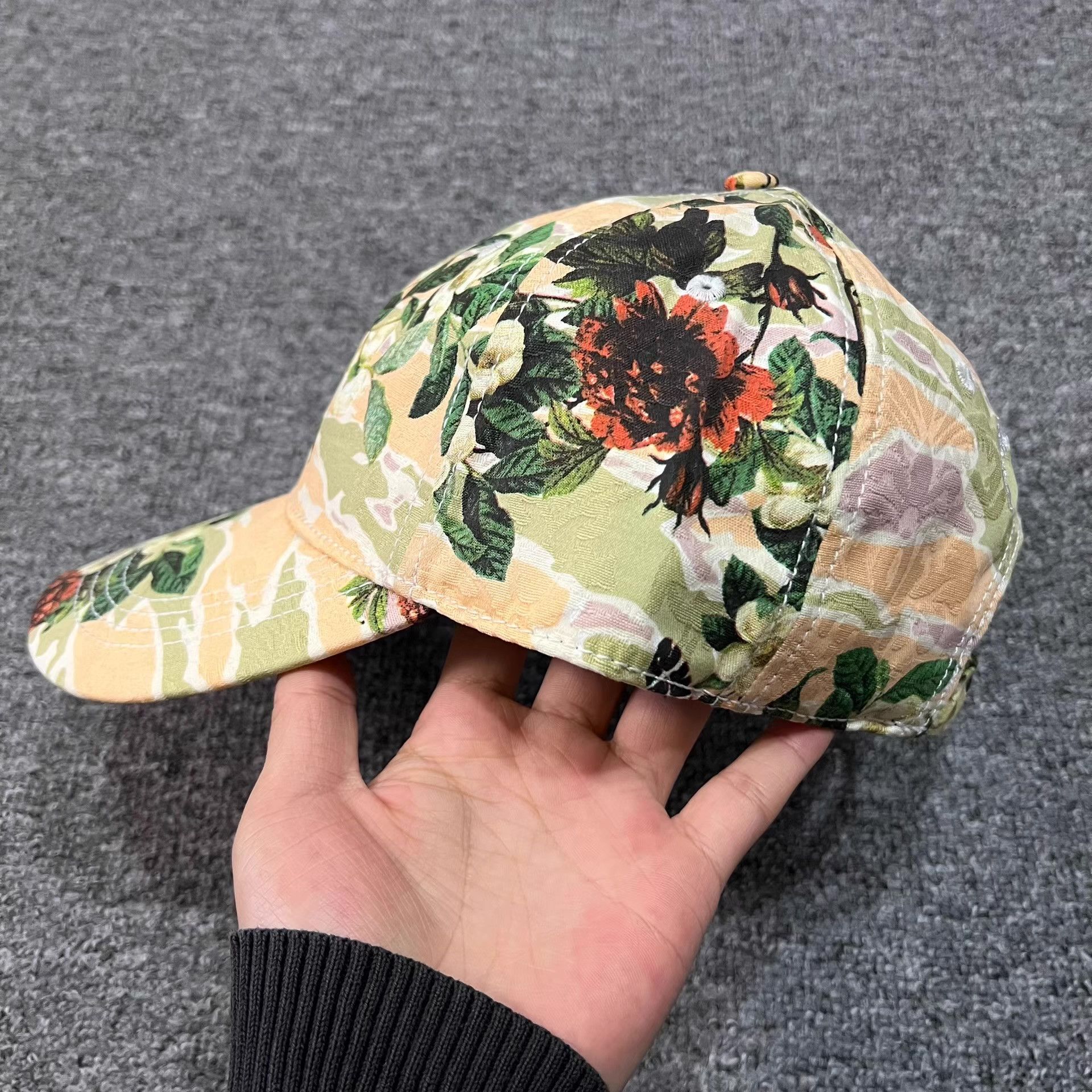 Billionaire Boys Club BBC Embossed Floral Curved Brim Baseball Cap Q7 Size ONE SIZE - 4 Thumbnail