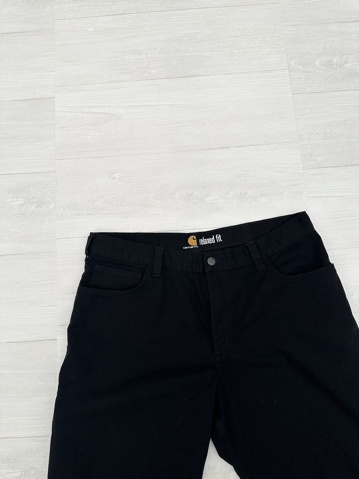 Carhartt Carhartt Black 5 Pocket Denim Jeans Sz. 36 x 30 Patch Size US 36 / EU 52 - 4 Thumbnail